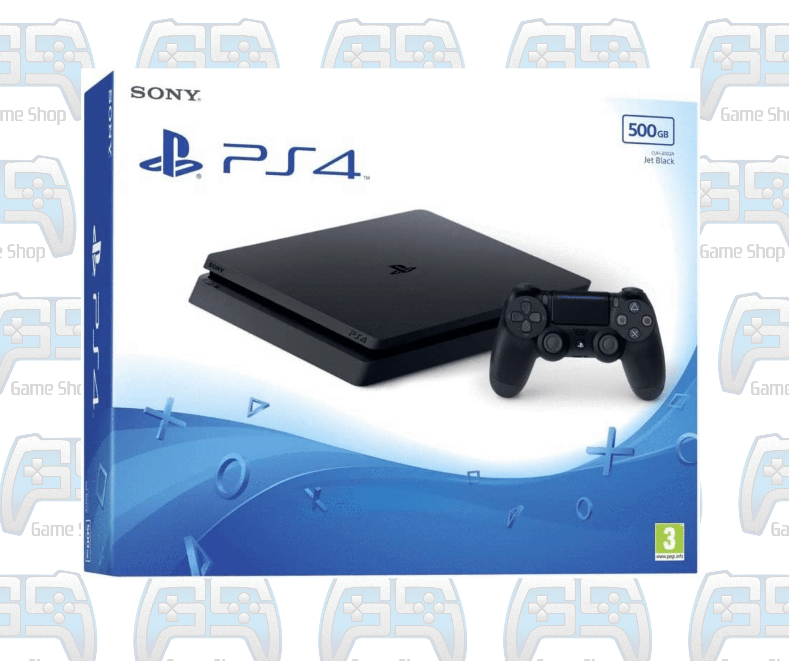SONY PLAYSTATION 4 Slim 500 GB | NOIRE JET BLACK | OCCASION EN BOÎTE