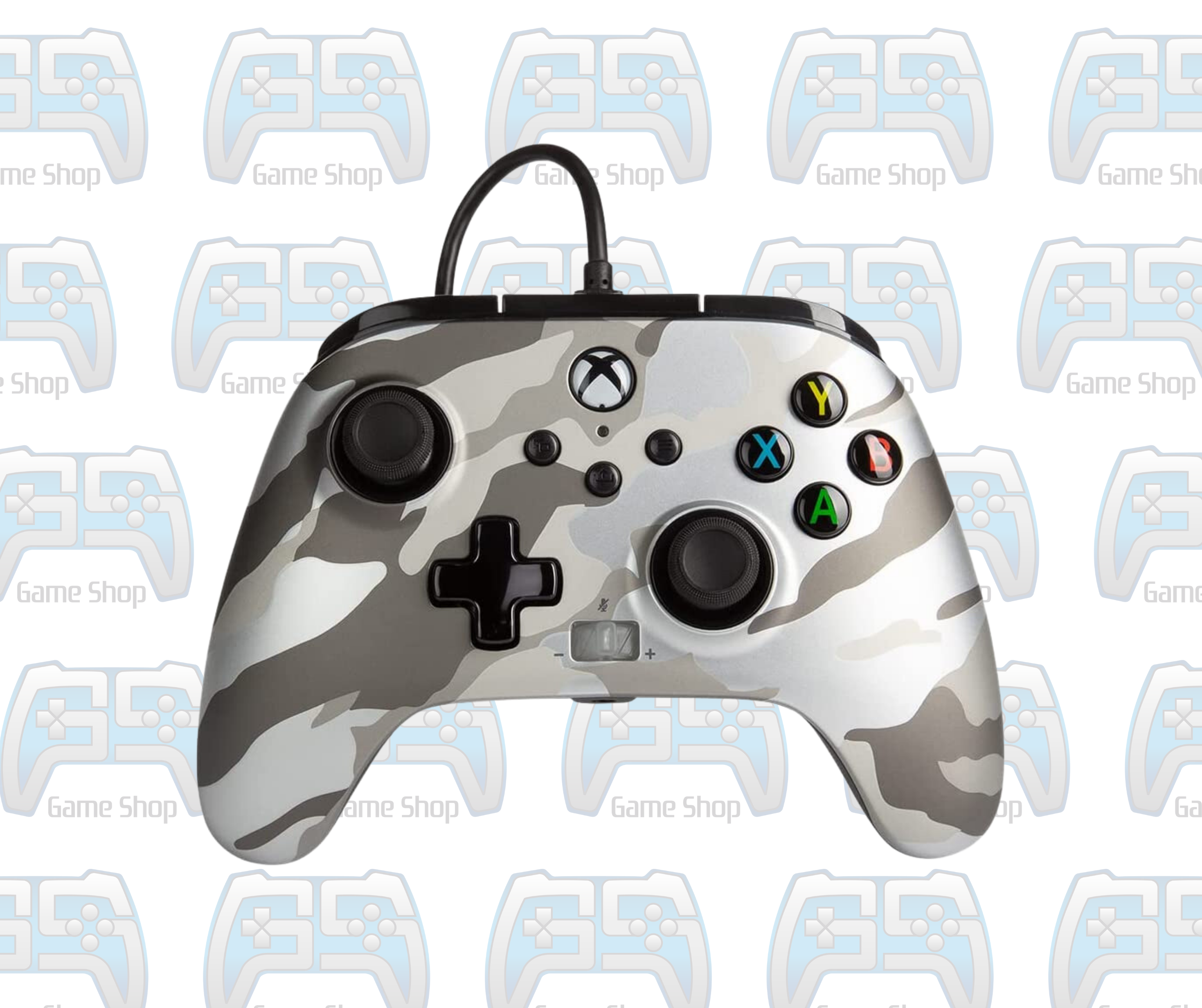 MANETTE XBOX POWER A FILAIRE | GREY CAMO