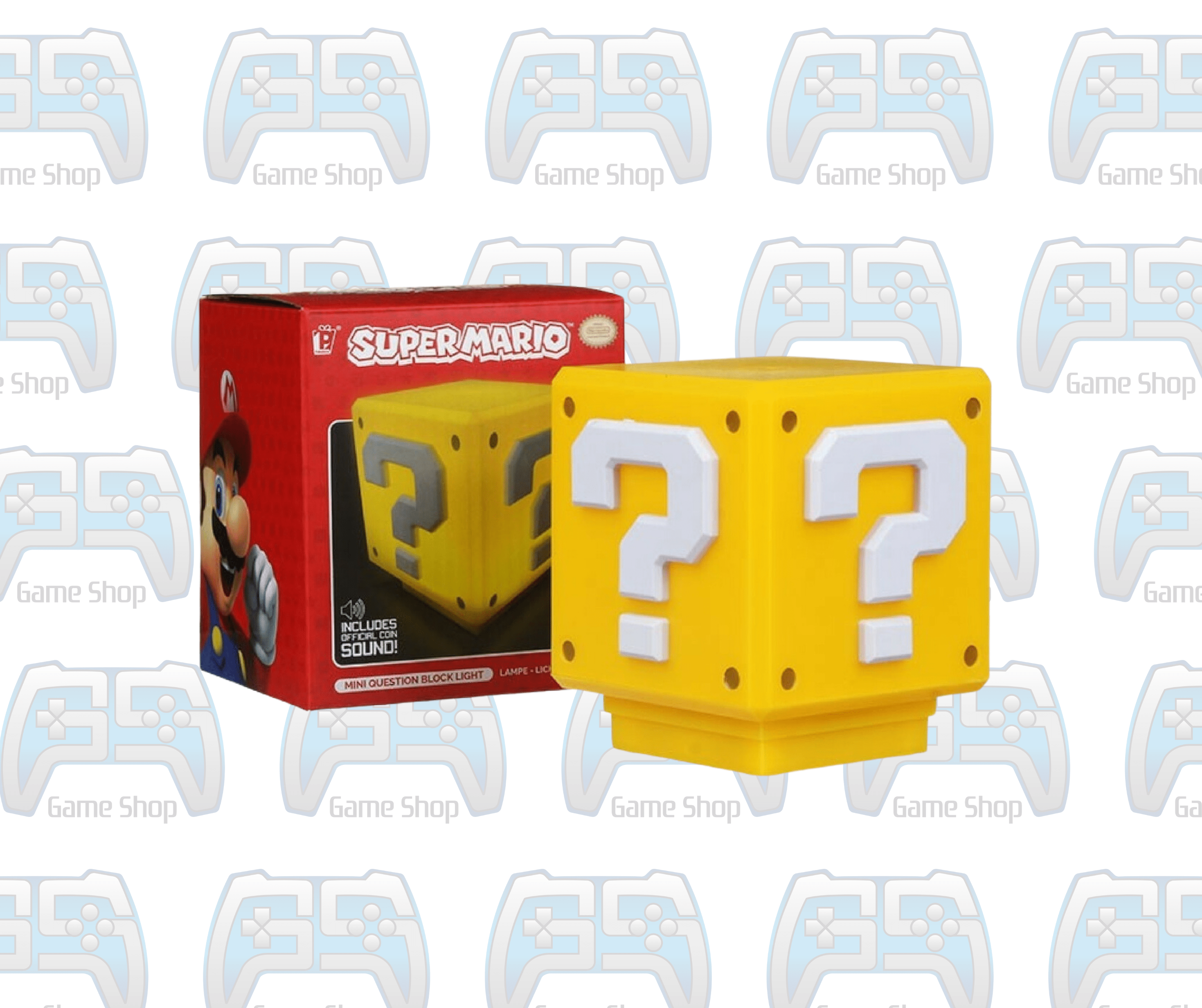 LAMPE PALADONE MINI QUESTION BLOCK LIGHT MARIO