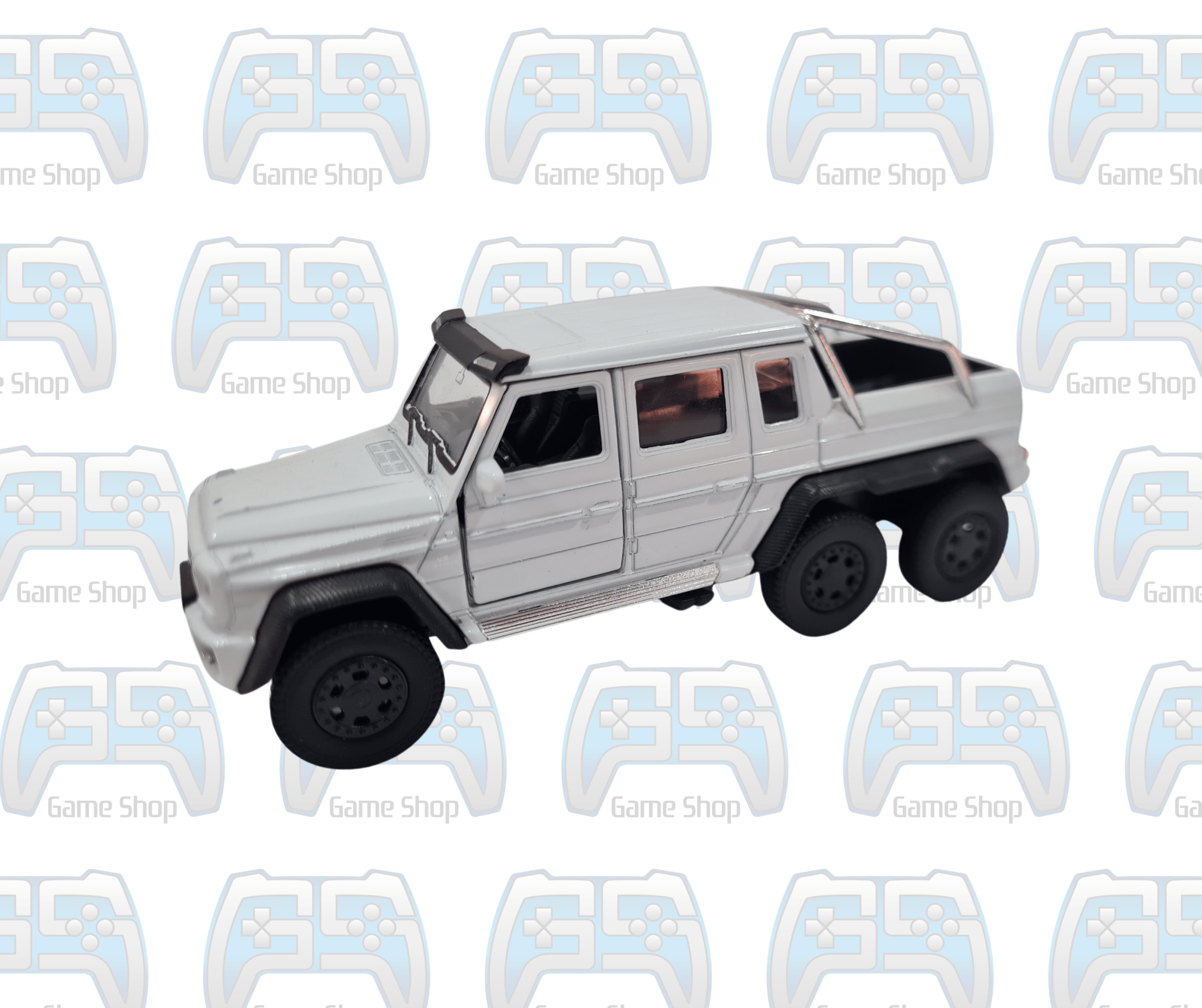 VOITURE MINIATURE JEEP BLANCHE