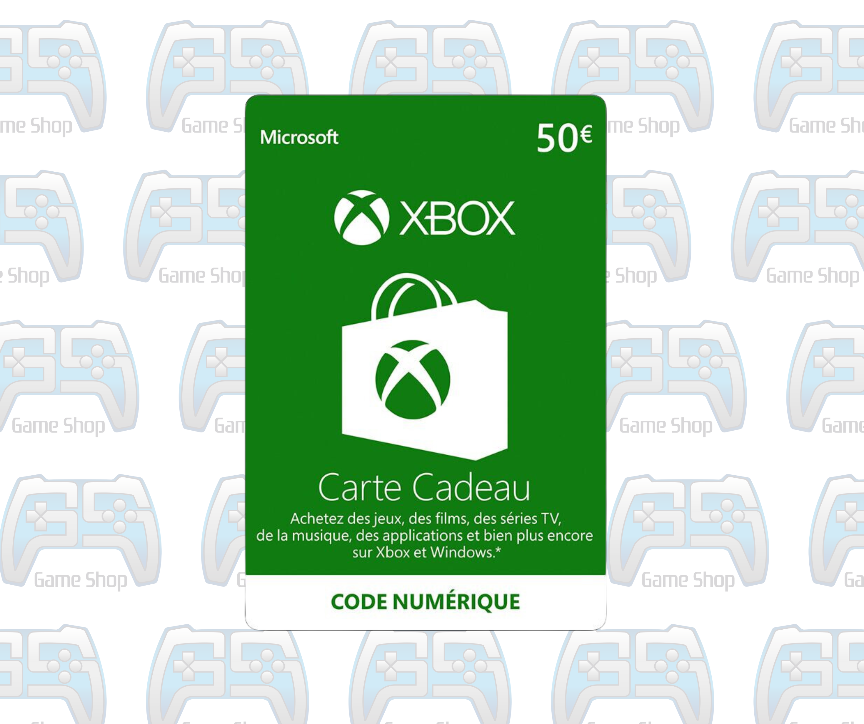 CARTE PRÉPAYÉE XBOX 50 EURO | FR | Gift Card