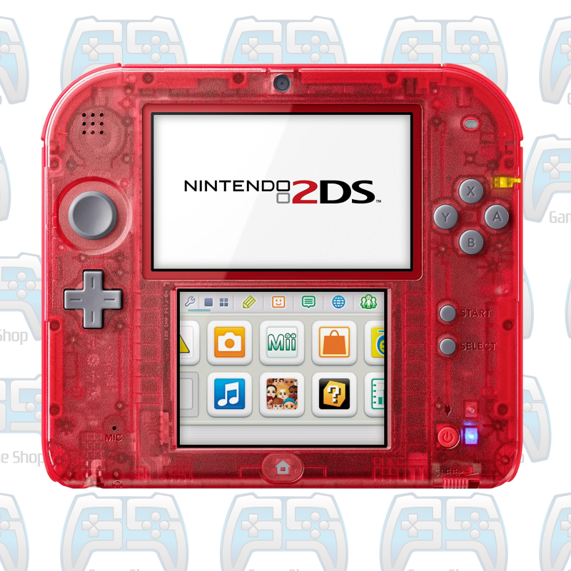 CONSOLE NINTENDO 2DS EDITION POKEMON OMEGA RUBY | TRANSPARENT RED 2