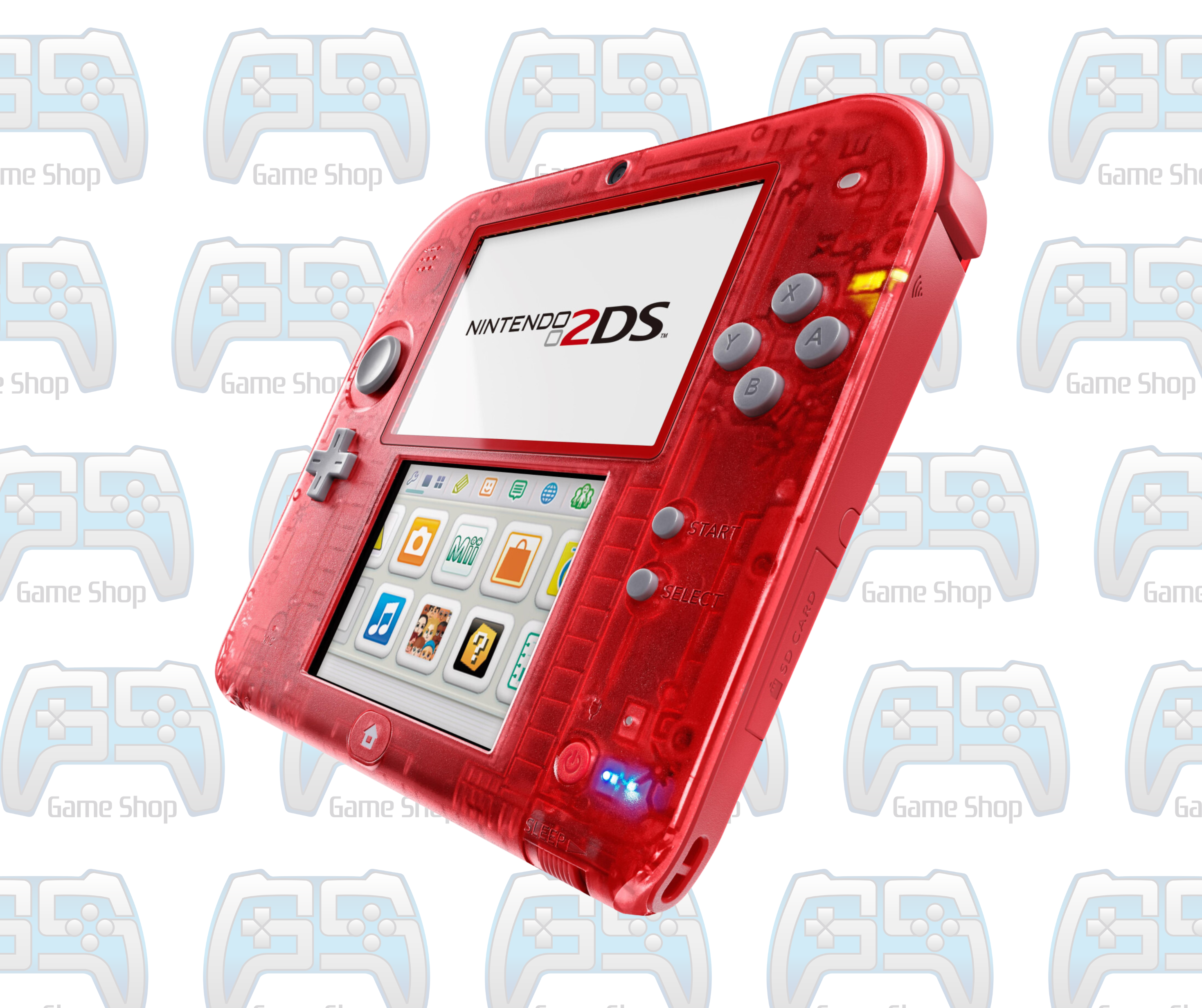 CONSOLE NINTENDO 2DS EDITION POKEMON OMEGA RUBY | TRANSPARENT RED