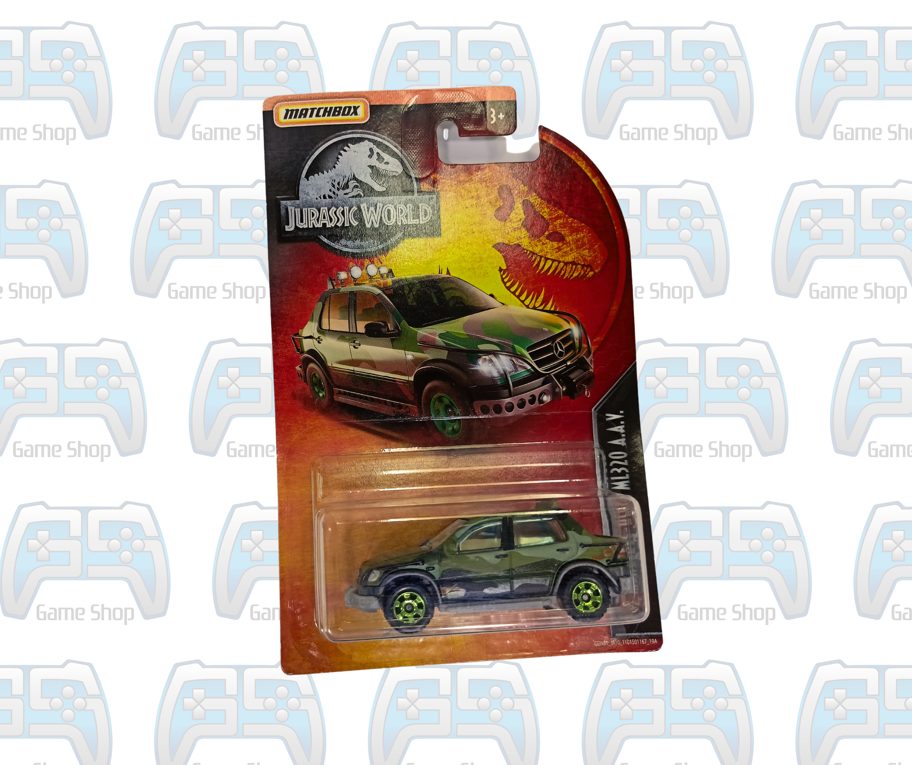 MINIATURE MATCHBOX JURASSIC WORLD ML320 A.A.V