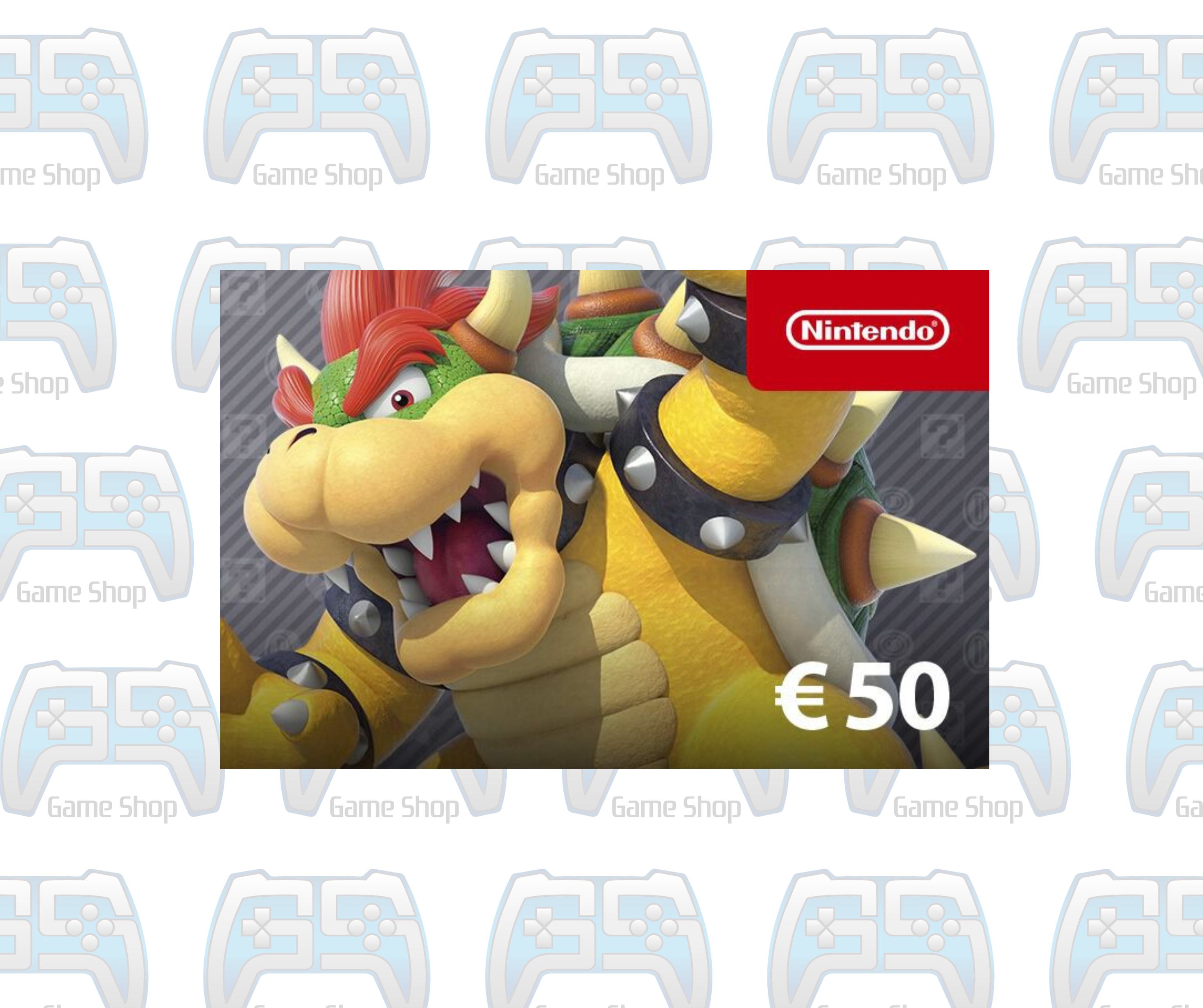CARTE PRÉPAYÉE NINTENDO eSHOP 50 EURO | FR | Gift Card