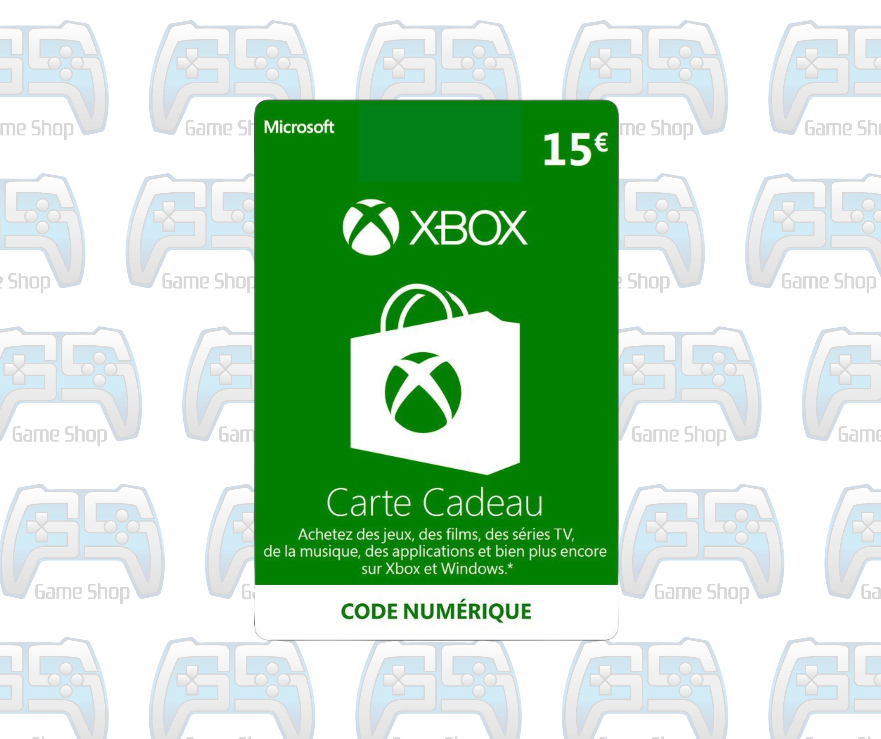 CARTE PRÉPAYÉE XBOX 15 EURO | FR | Gift Card