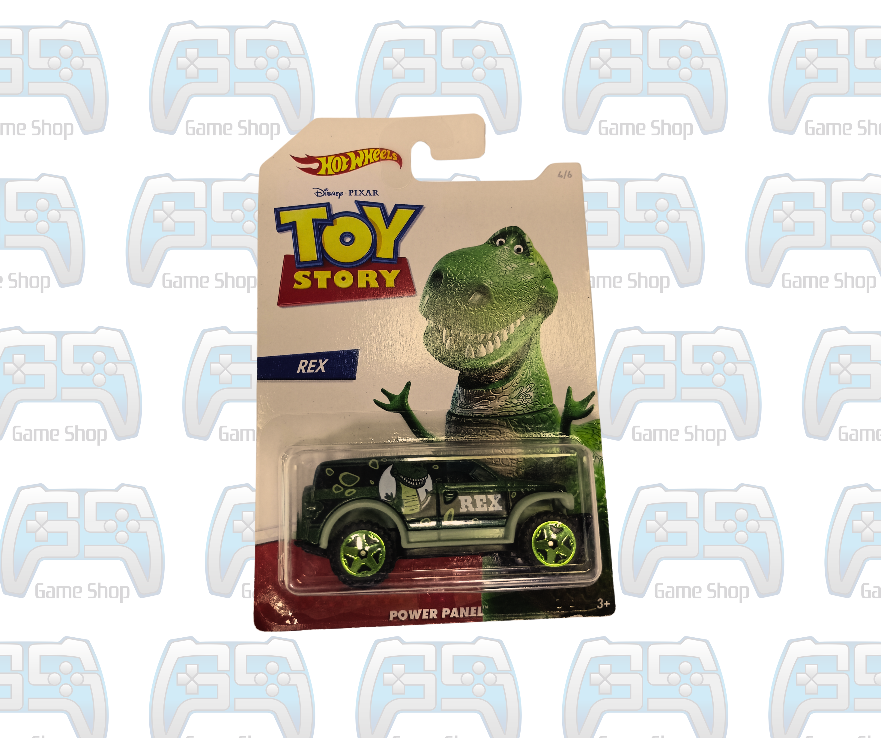 MINIATURE HOTWHEELS TOY STORY REX POWER PANEL