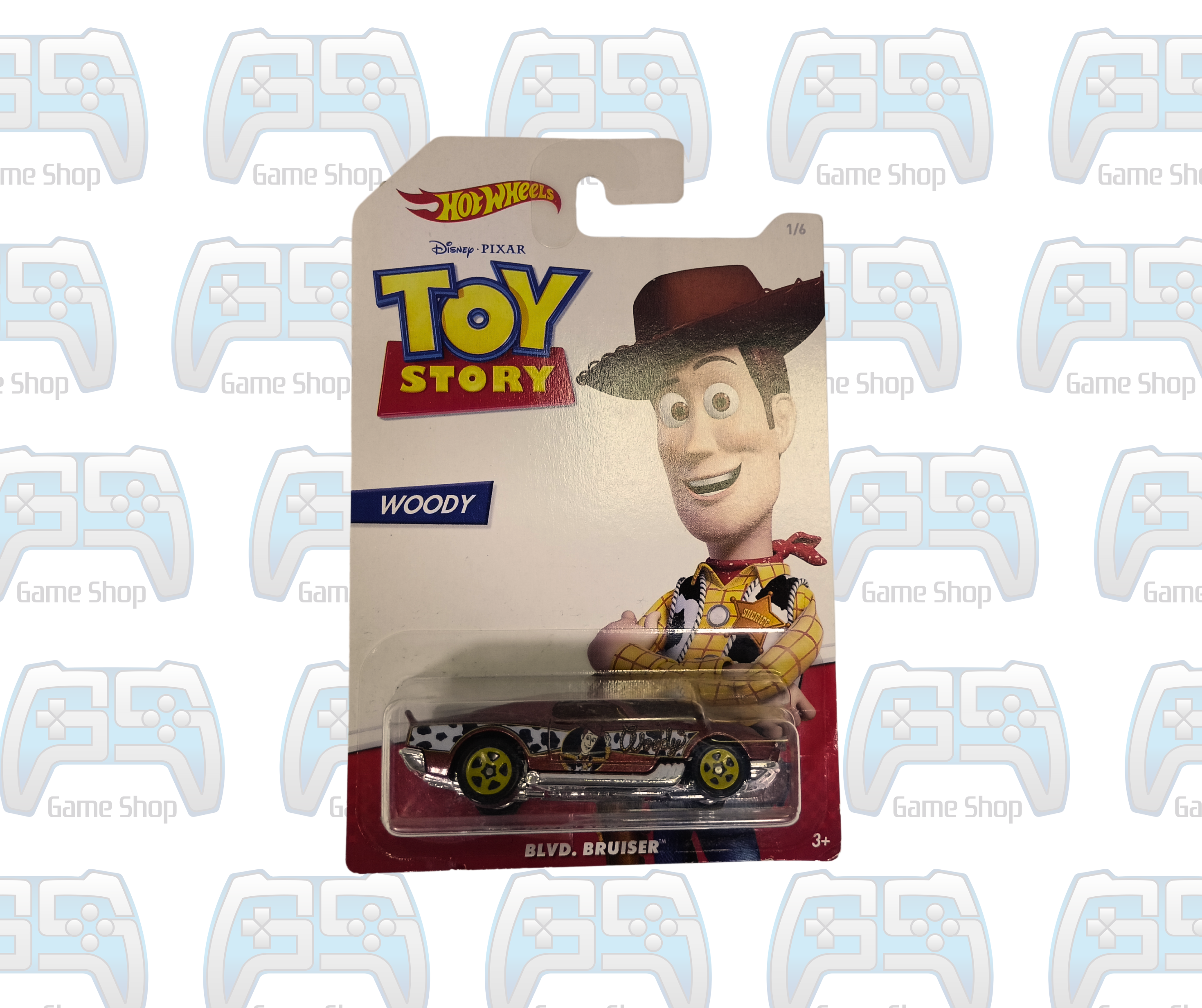 MINIATURE HOTWHEELS TOY STORY WOODY BLVD. BRUISER 1/6