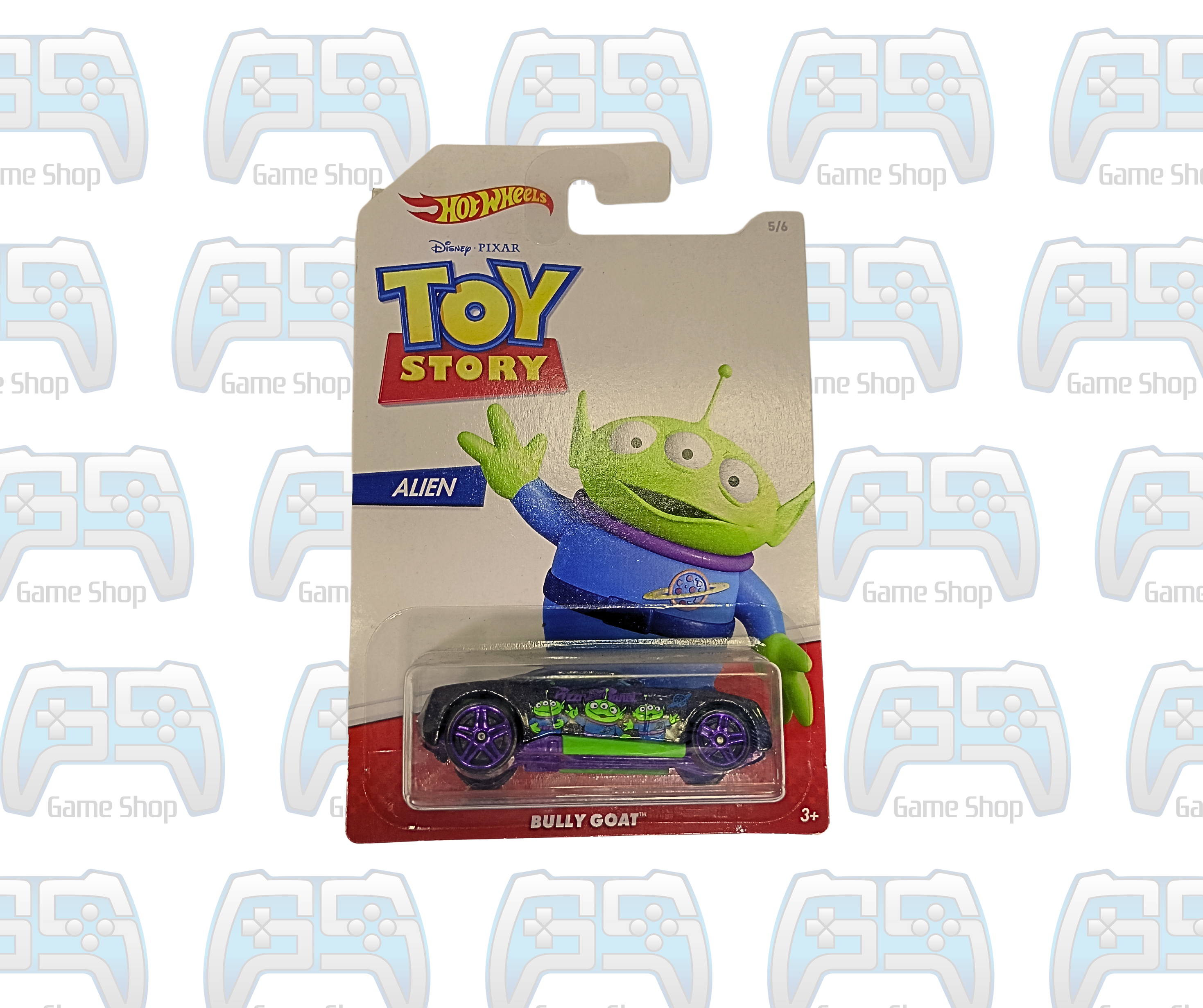 MINIATURE HOTWHEELS TOY STORY ALIEN BULLY GOAT 5/6