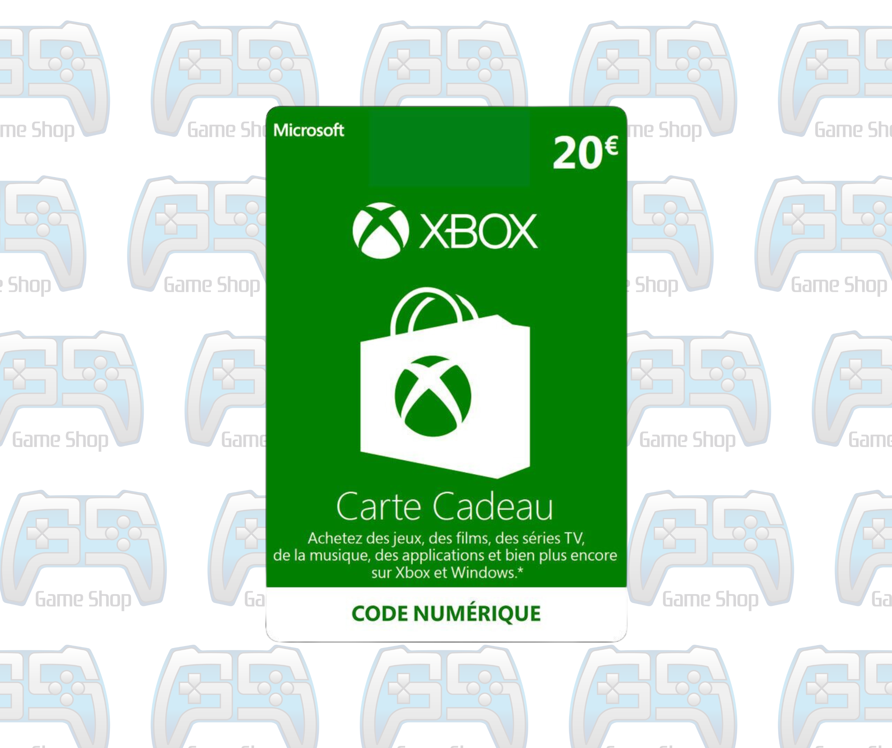 CARTE PRÉPAYÉE XBOX 20 EURO | FR | Gift Card