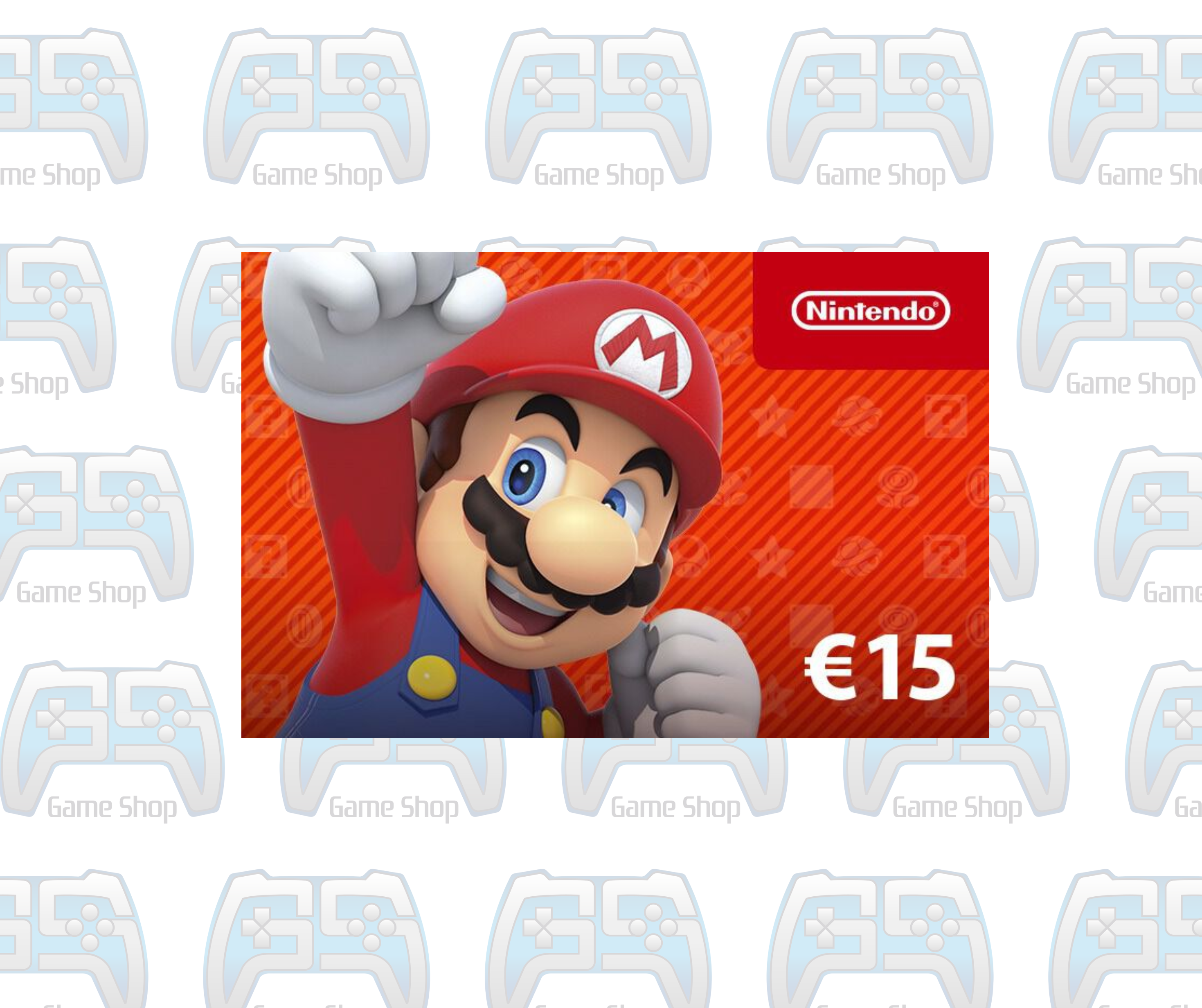 CARTE PRÉPAYÉE NINTENDO eSHOP 15 EURO | FR | Gift Card