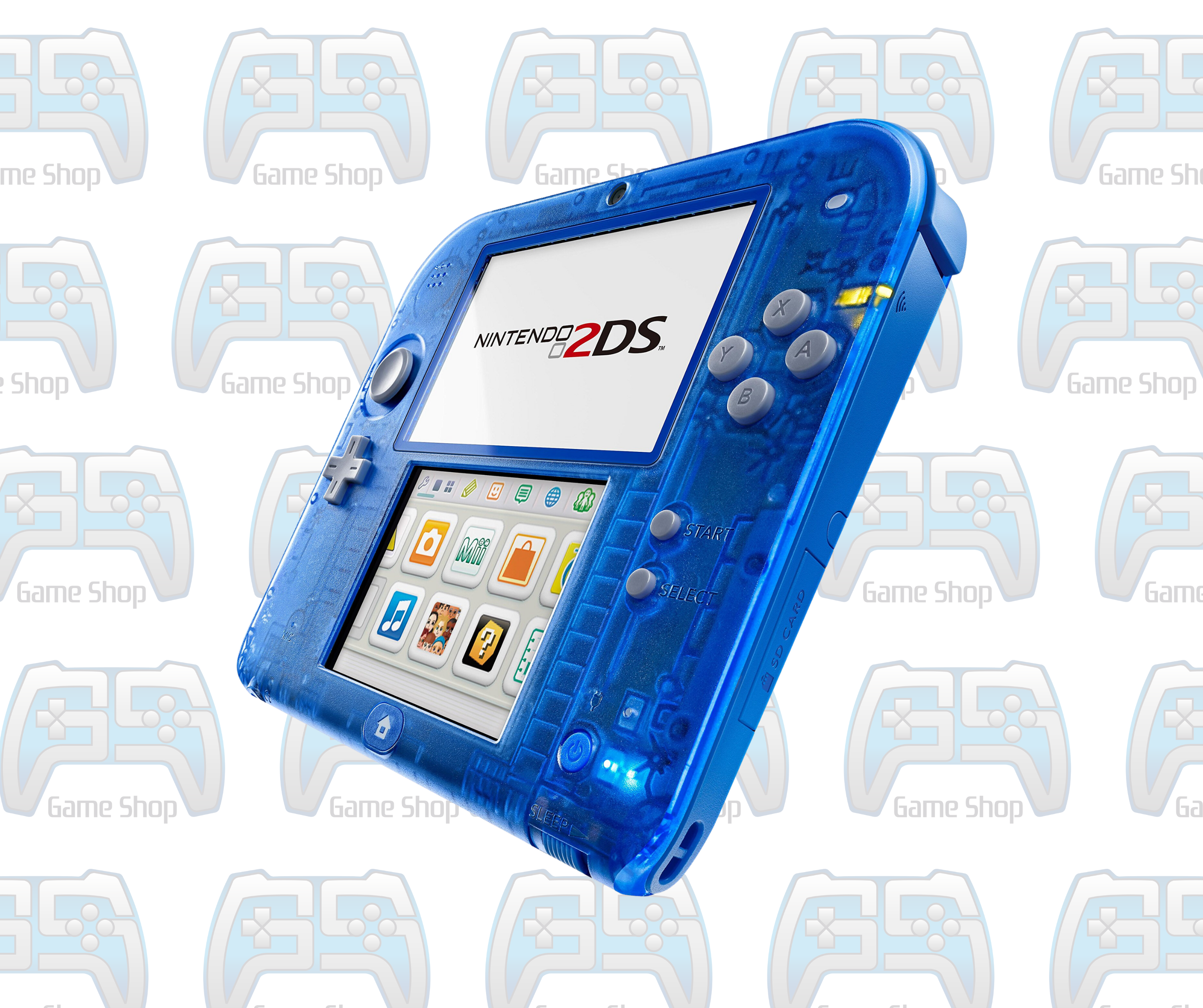CONSOLE NINTENDO 2DS EDITION POKEMON ALPHA SAPHIR | TRANSPARENT BLUE
