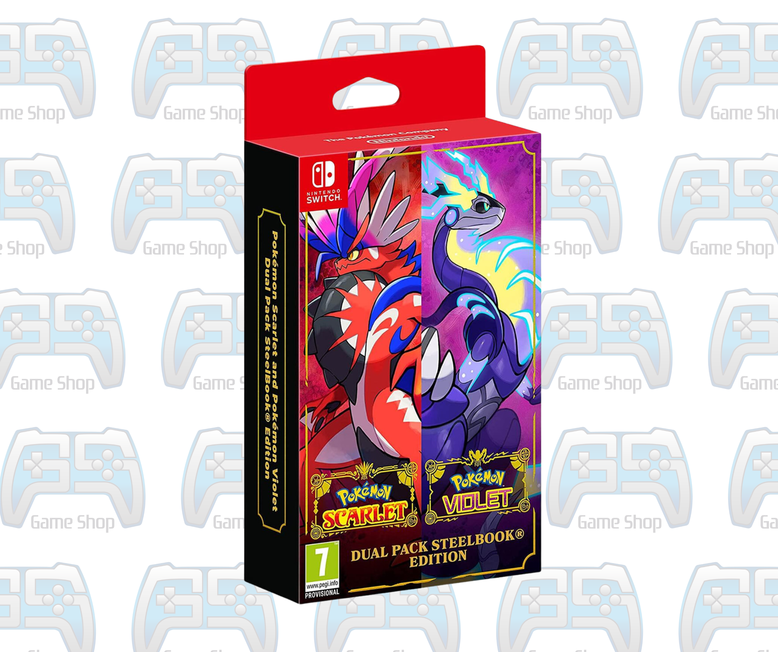 POKÉMON DUALPACK STEELBOOK EDITION : Violet + Scarlet | SWITCH