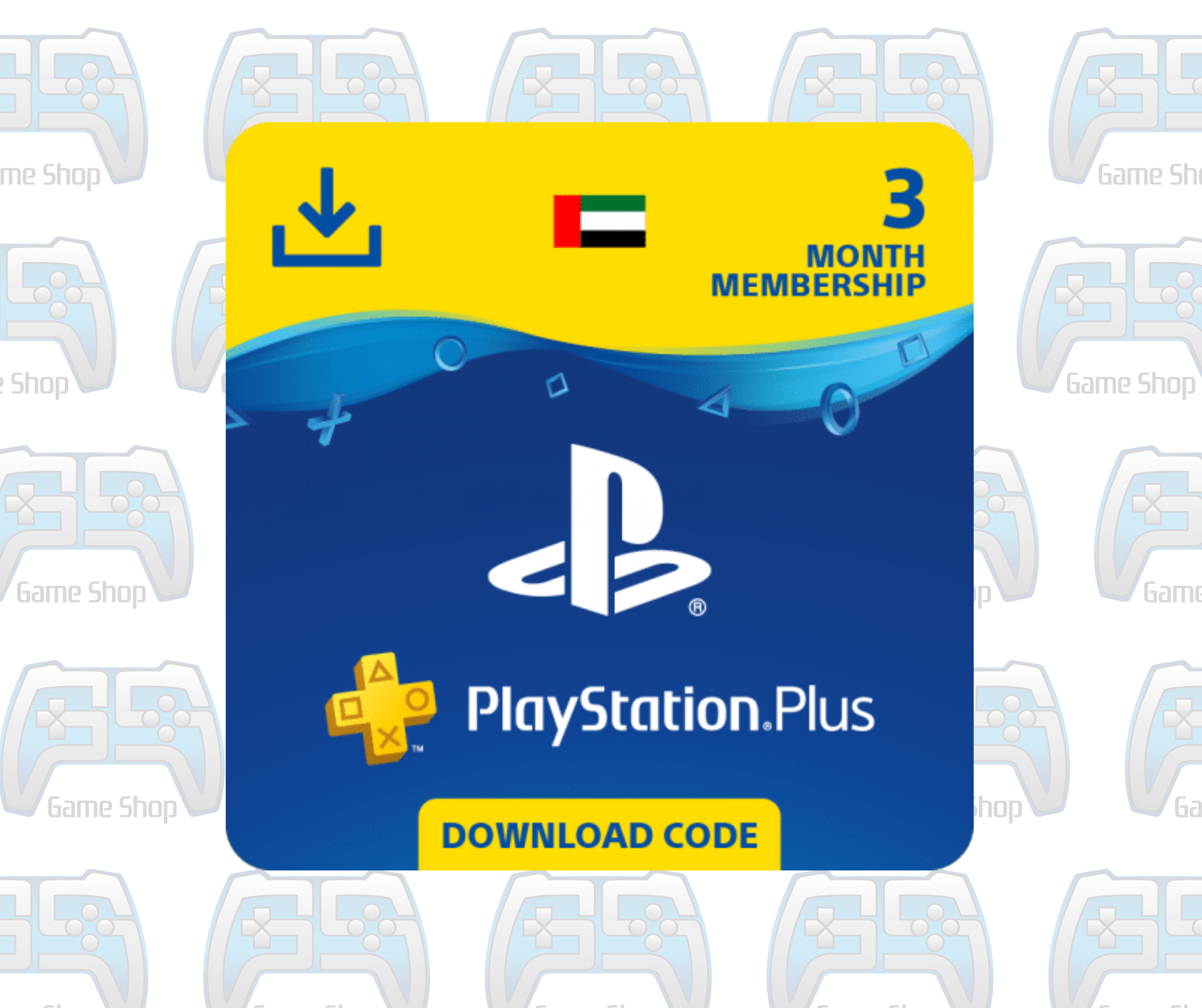 CARTE ABONNEMENT PLAYSTATION PLUS : 3 Mois | UAE