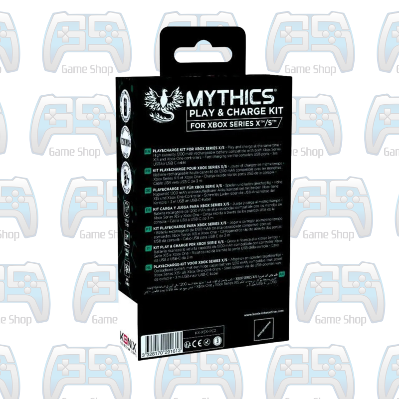BATTERIE KONIX MYTHICS PLAY &amp; CHARGE | XBOX SERIES 2