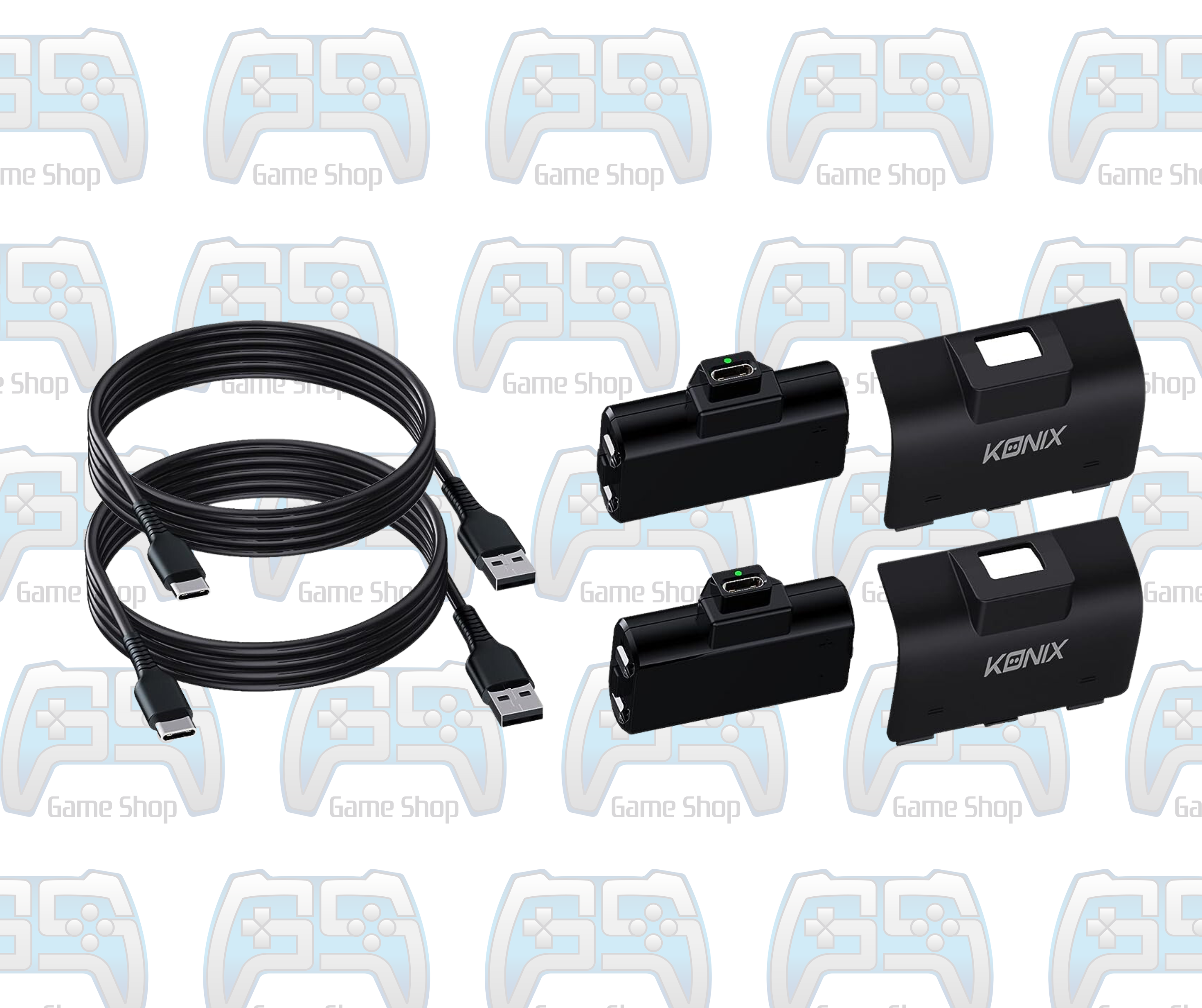 PACK DOUBLE BATTERIES KONIX MYTHICS PLAY &amp; CHARGE | XBOX SERIES