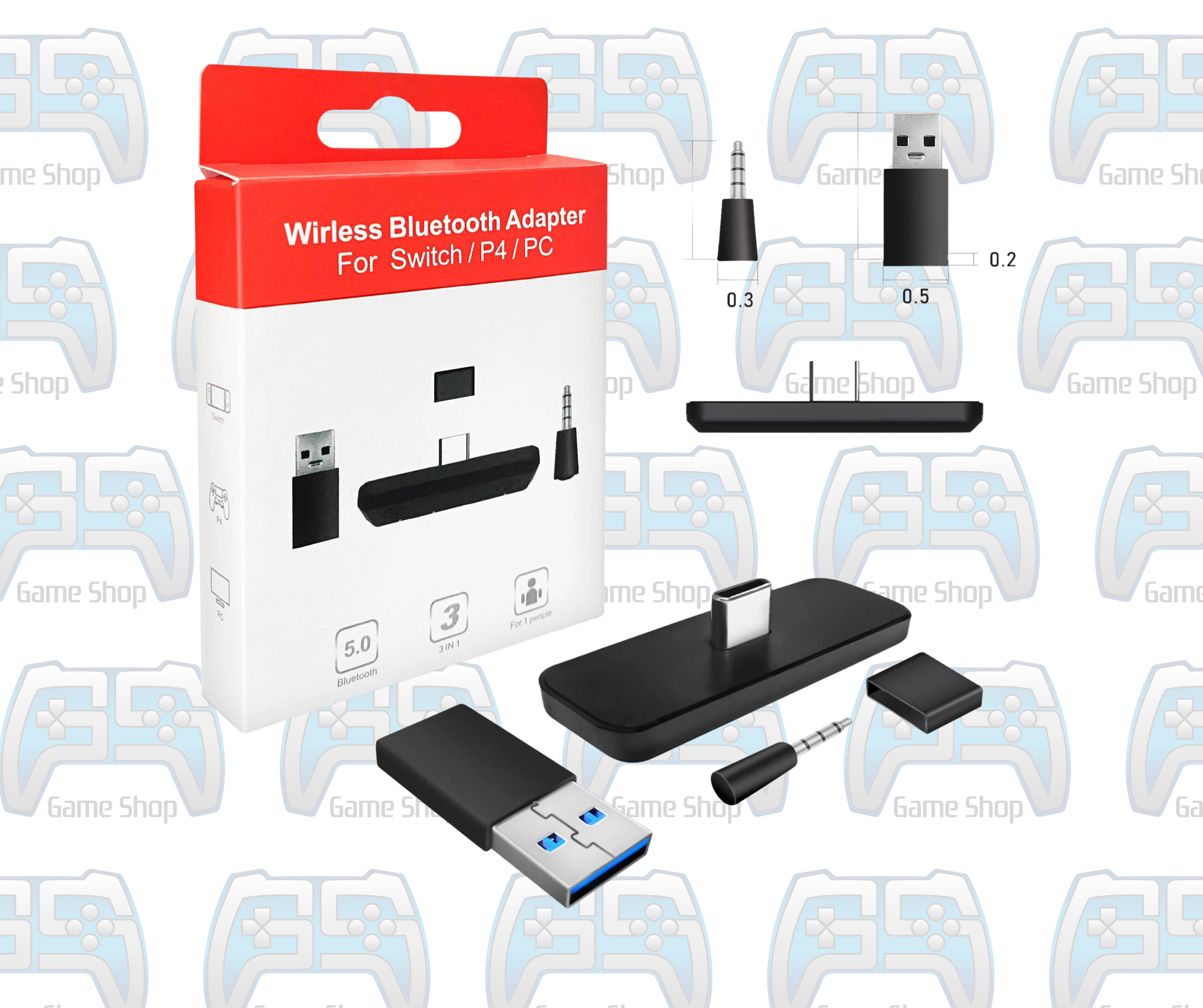 WIRELESS BLUETOUTH ADAPTER FOR SWITCH | SWITCH
