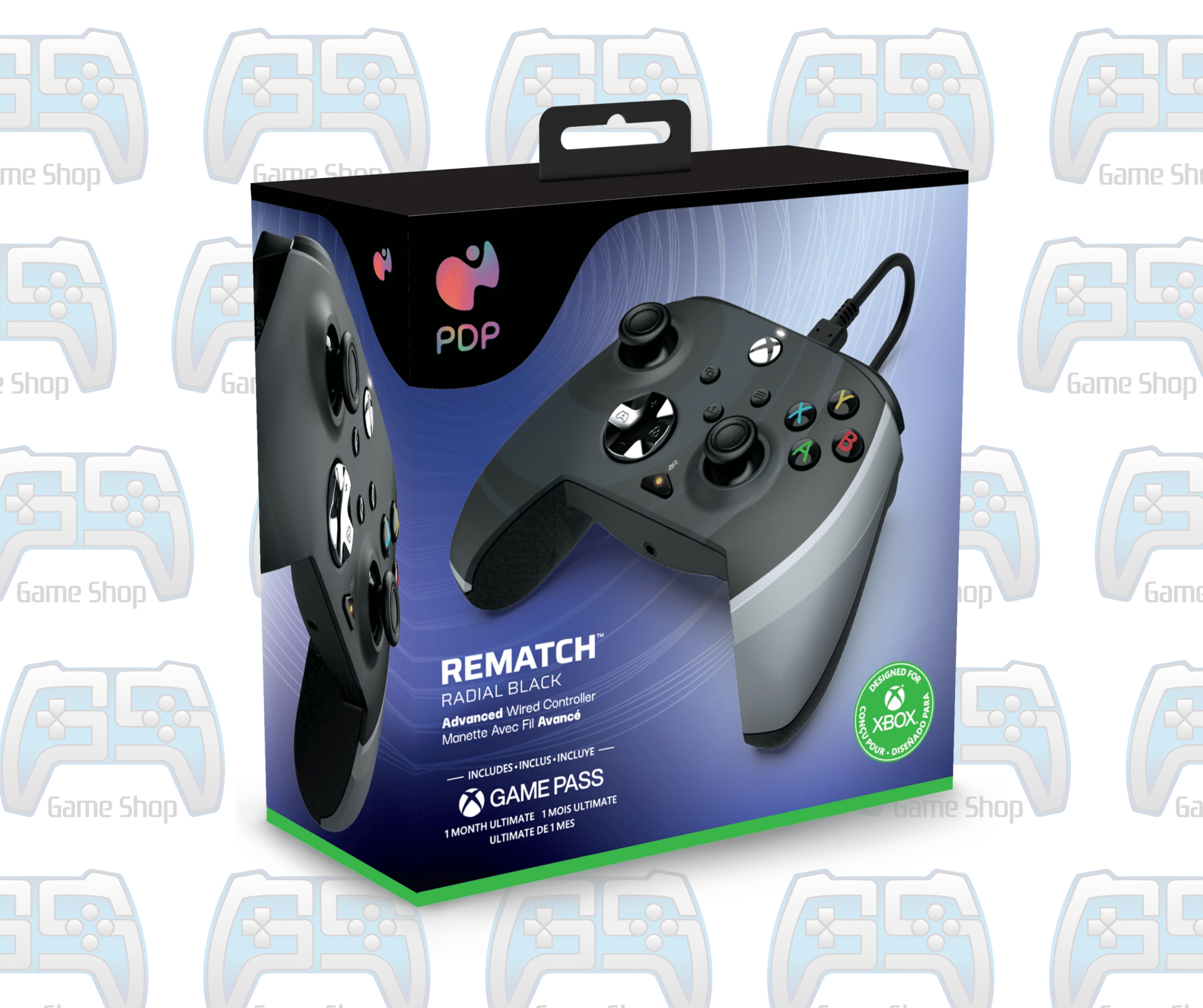 MANETTE PDP REMATCH RADIAL BLACK FOR XBOX | XBOX ONE - SERIES - PC