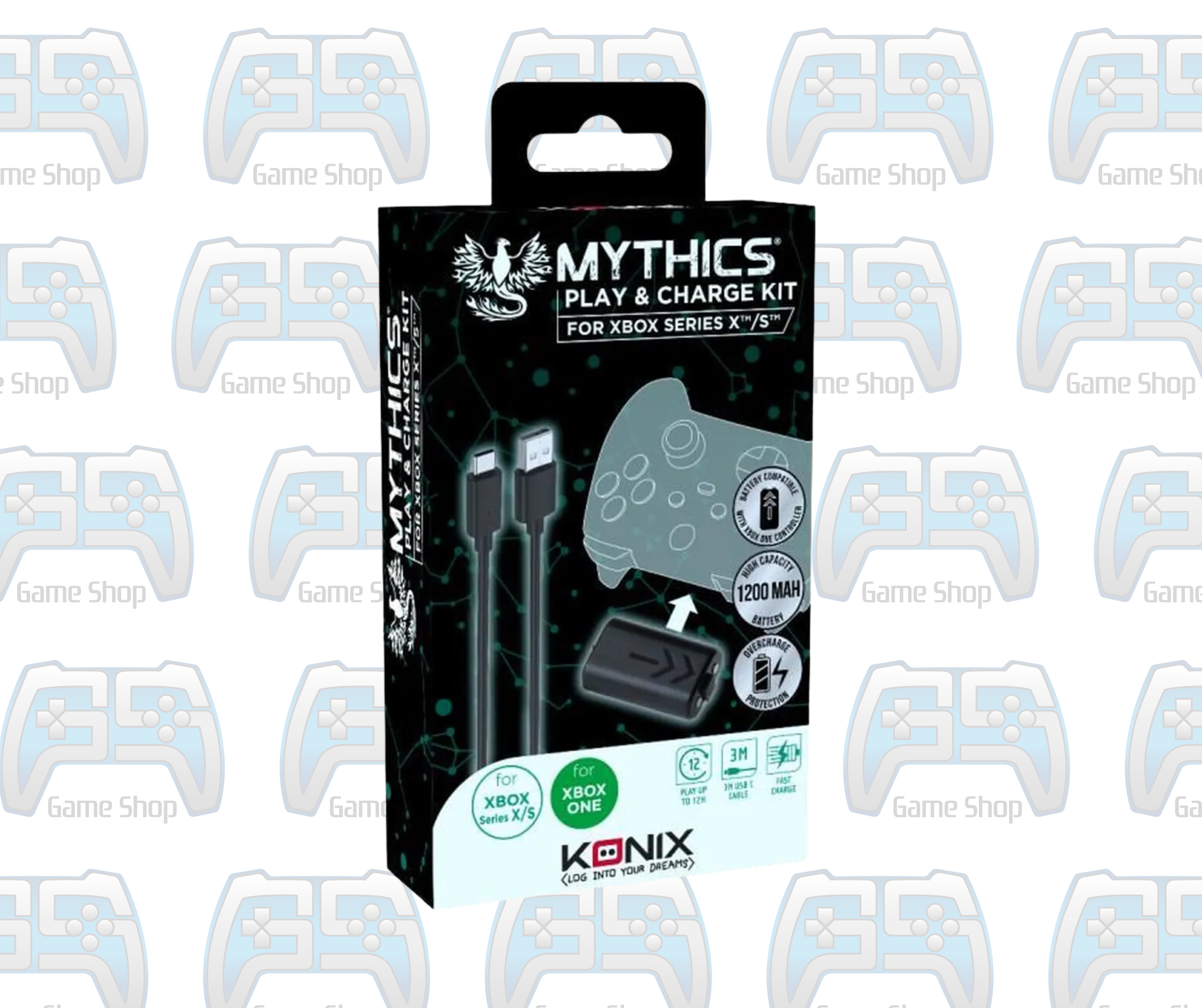 BATTERIE KONIX MYTHICS PLAY &amp; CHARGE | XBOX SERIES