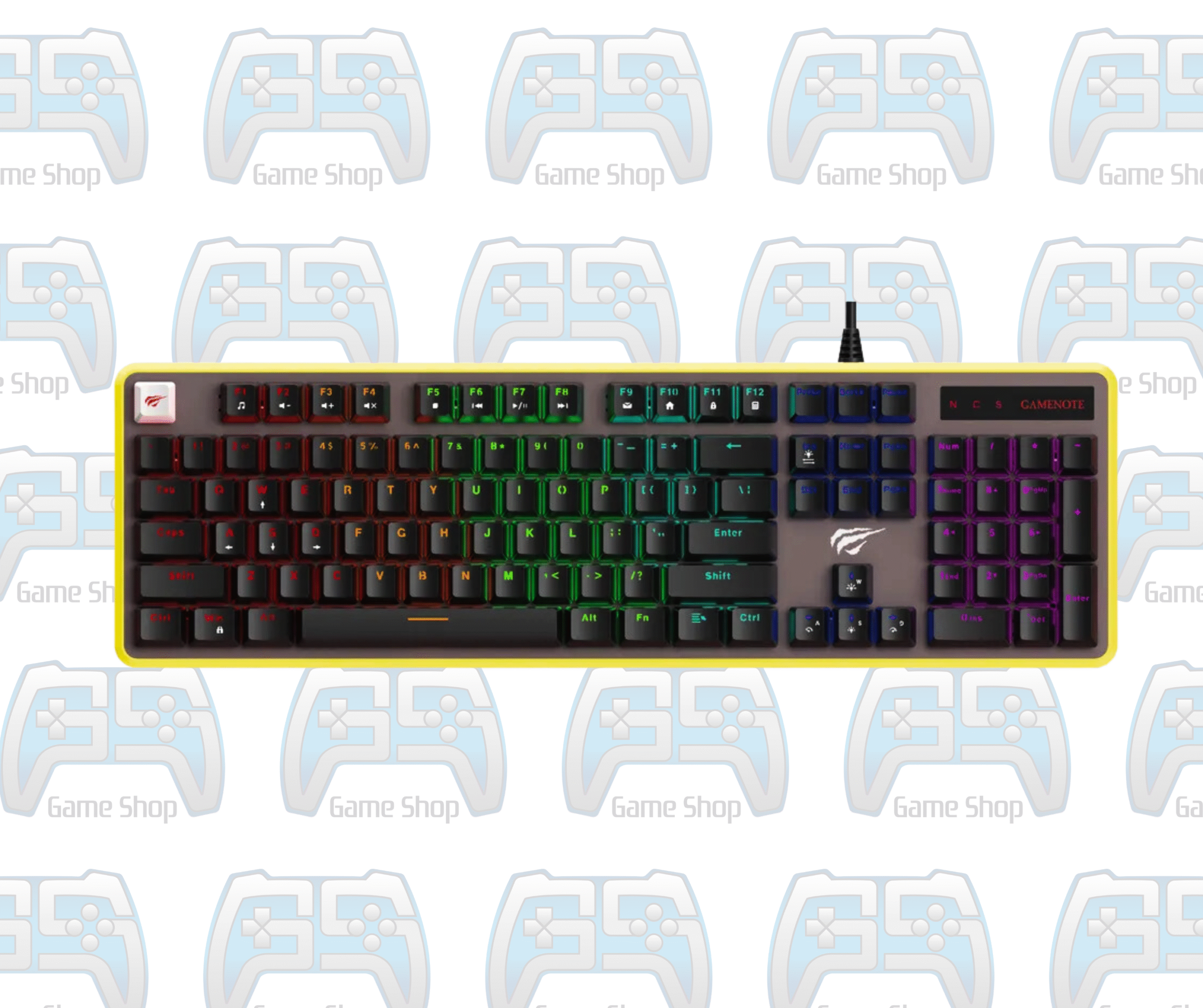CLAVIER GAMER RGB GAMENOTE HAVIT BACKLIT KB870L
