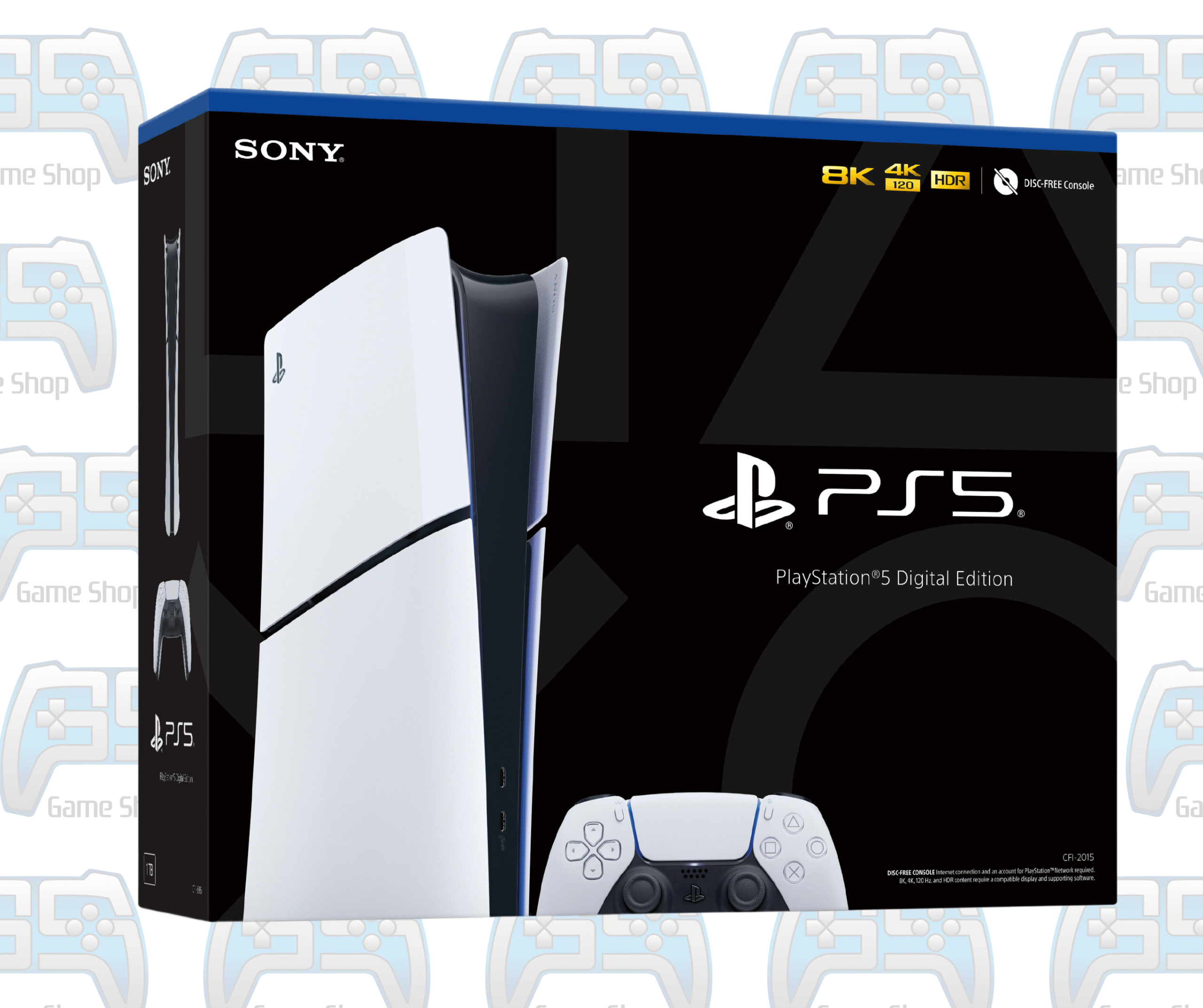 SONY PLAYSTATION 5 SLIM (PS5) DIGITAL EDITION (NO DISC) : Blanche | EUR
