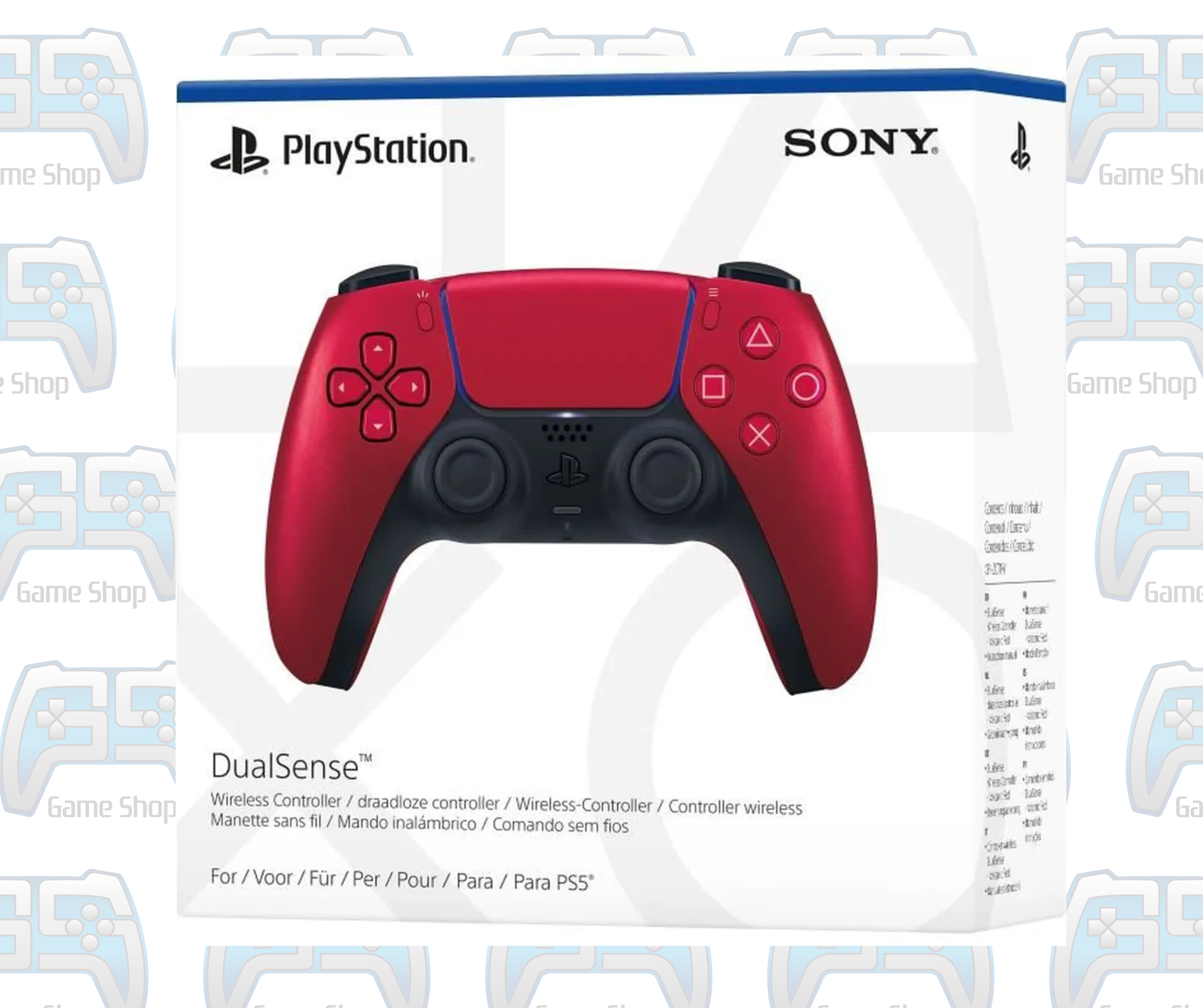 MANETTE PLAYSTATION 5 DUALSENSE VOLCANIC RED ROUGE  | PS5 - PC
