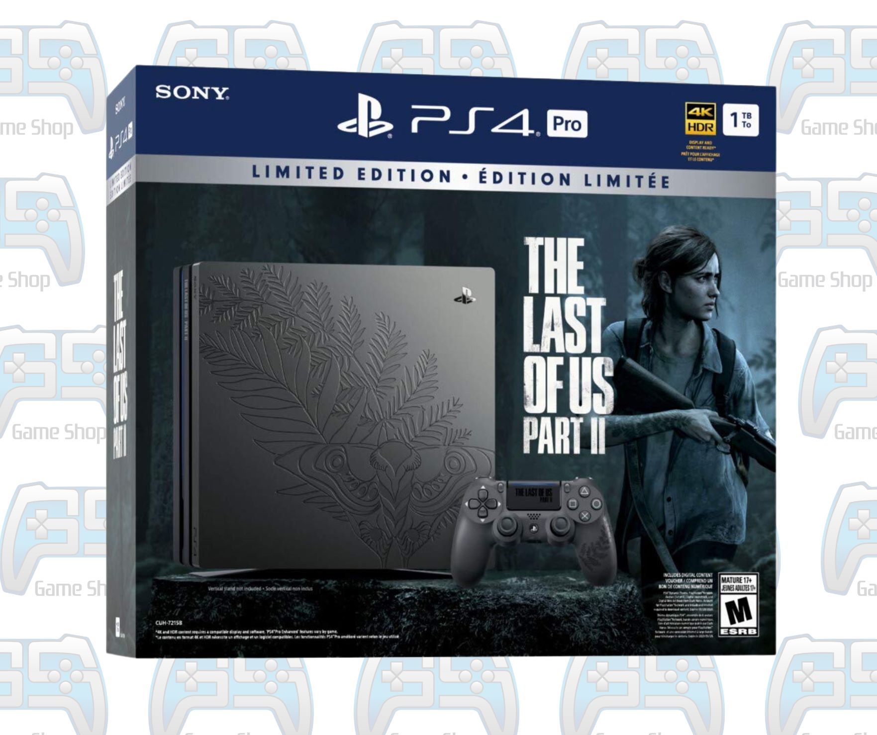 SONY PLAYSTATION 4 PS4 PRO 1 TB EDITION LIMITÉE LAST OF US PART II (2) | OCCASION EN BOÎTE