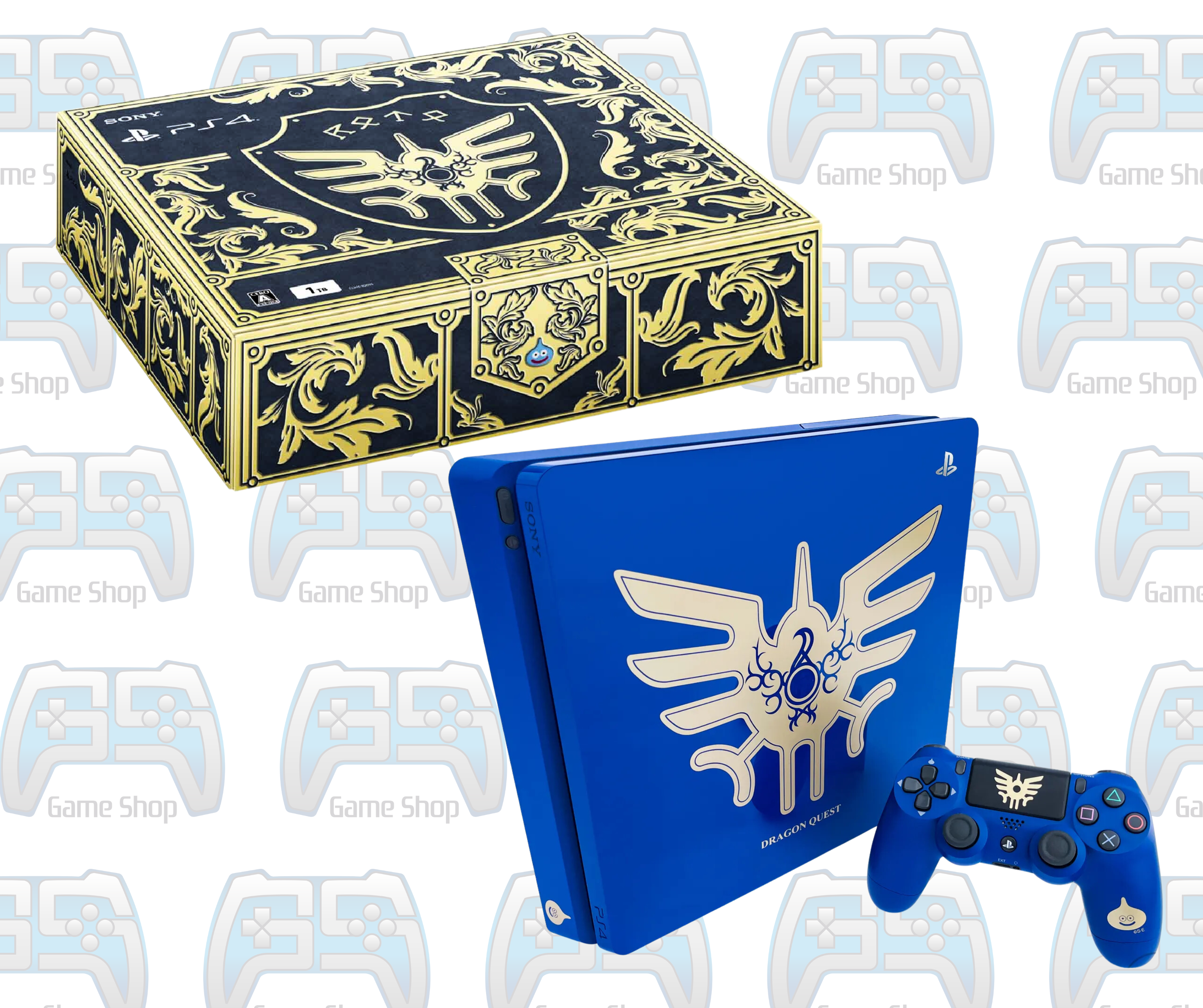 SONY PLAYSTATION 4 PS4 SLIM 1 TB LIMITED EDITION DRAGON QUEST | OCCASION EN BOÎTE