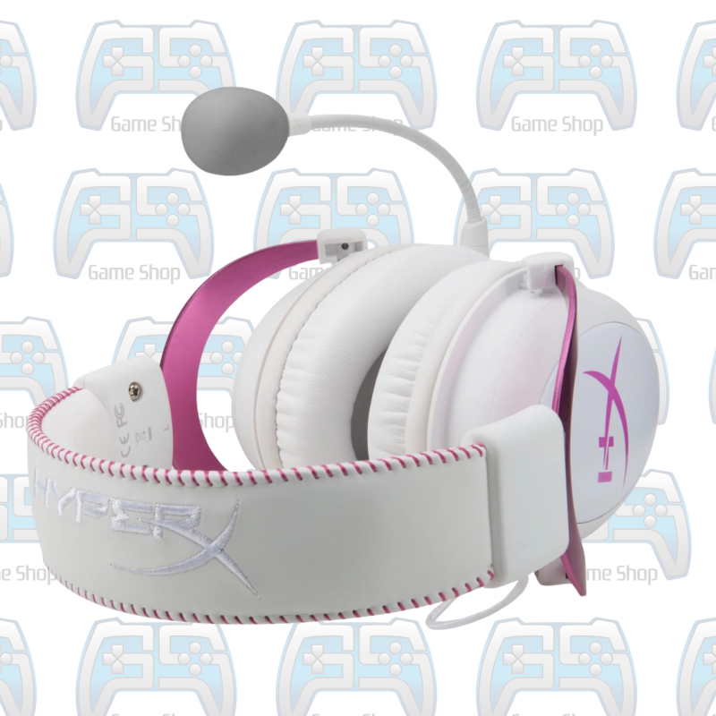 CASQUE GAMING HYPERX CLOUD II USB WIRED SURROUND 7.1 PINK 3
