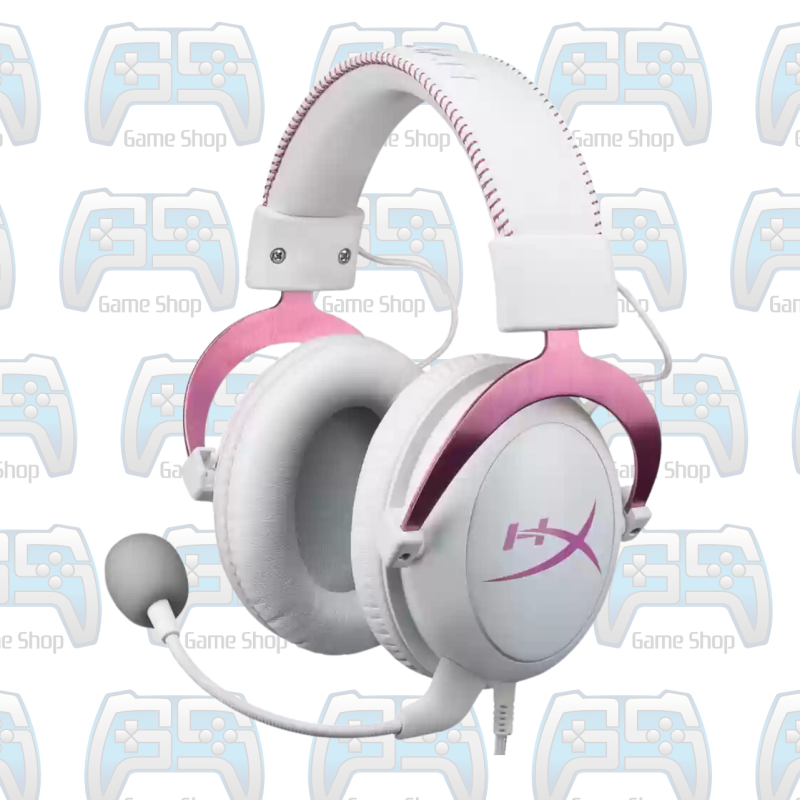 CASQUE GAMING HYPERX CLOUD II USB WIRED SURROUND 7.1 PINK 2