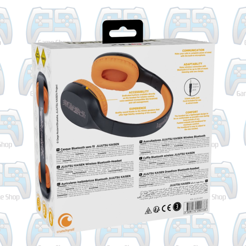 CASQUE SANS FIL BLUETOOTH KONIX JUJUTSU KAISEN 5