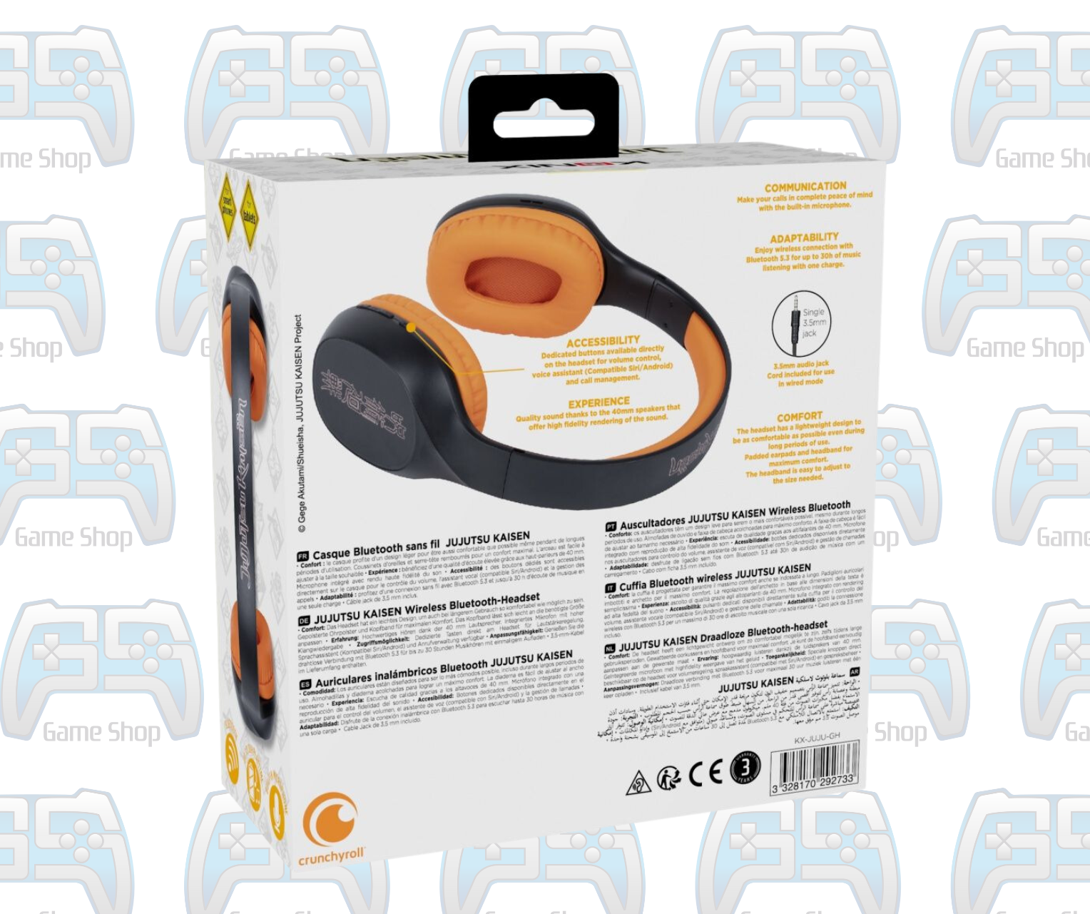 CASQUE SANS FIL BLUETOOTH KONIX JUJUTSU KAISEN