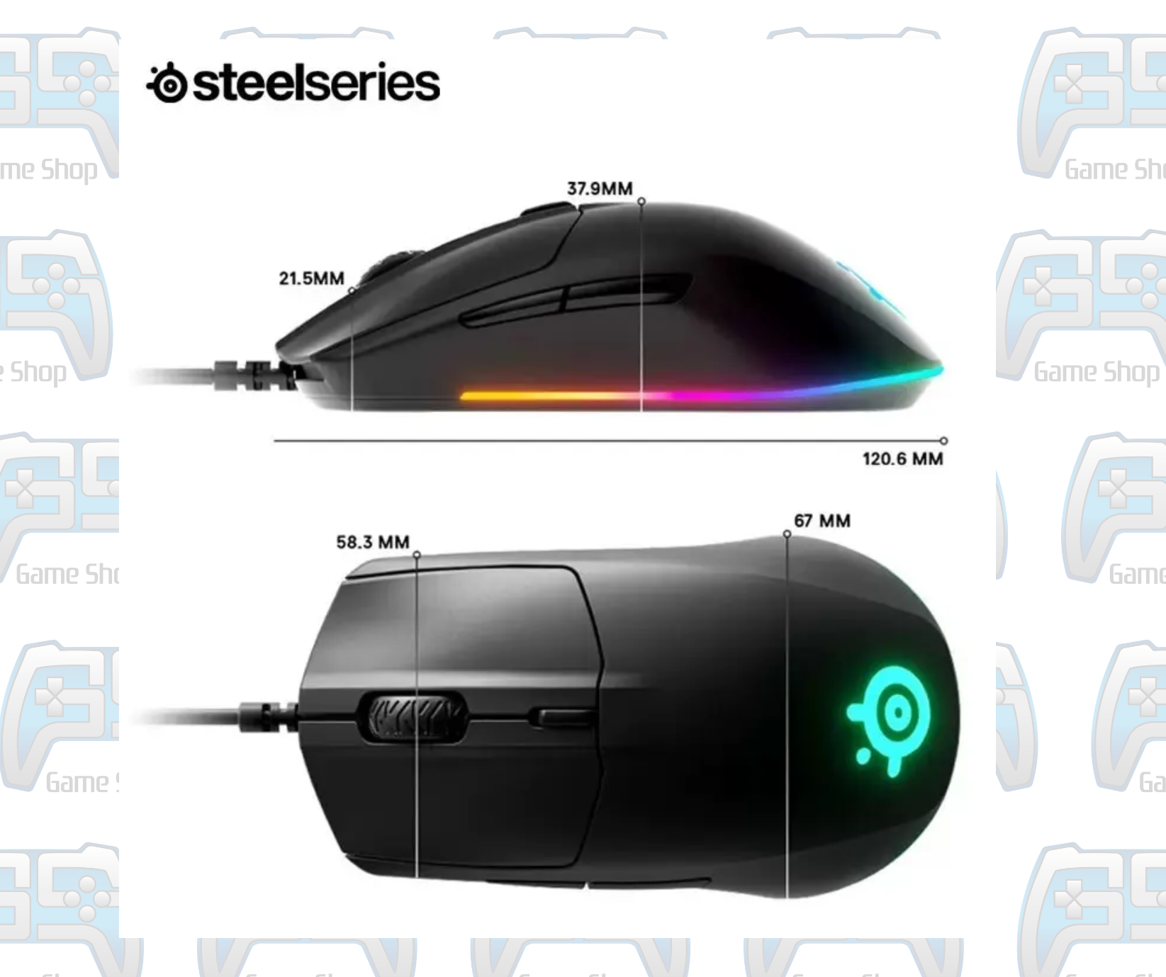 SOURIS GAMER FILAIRE STEELSERIES RIVAL 3