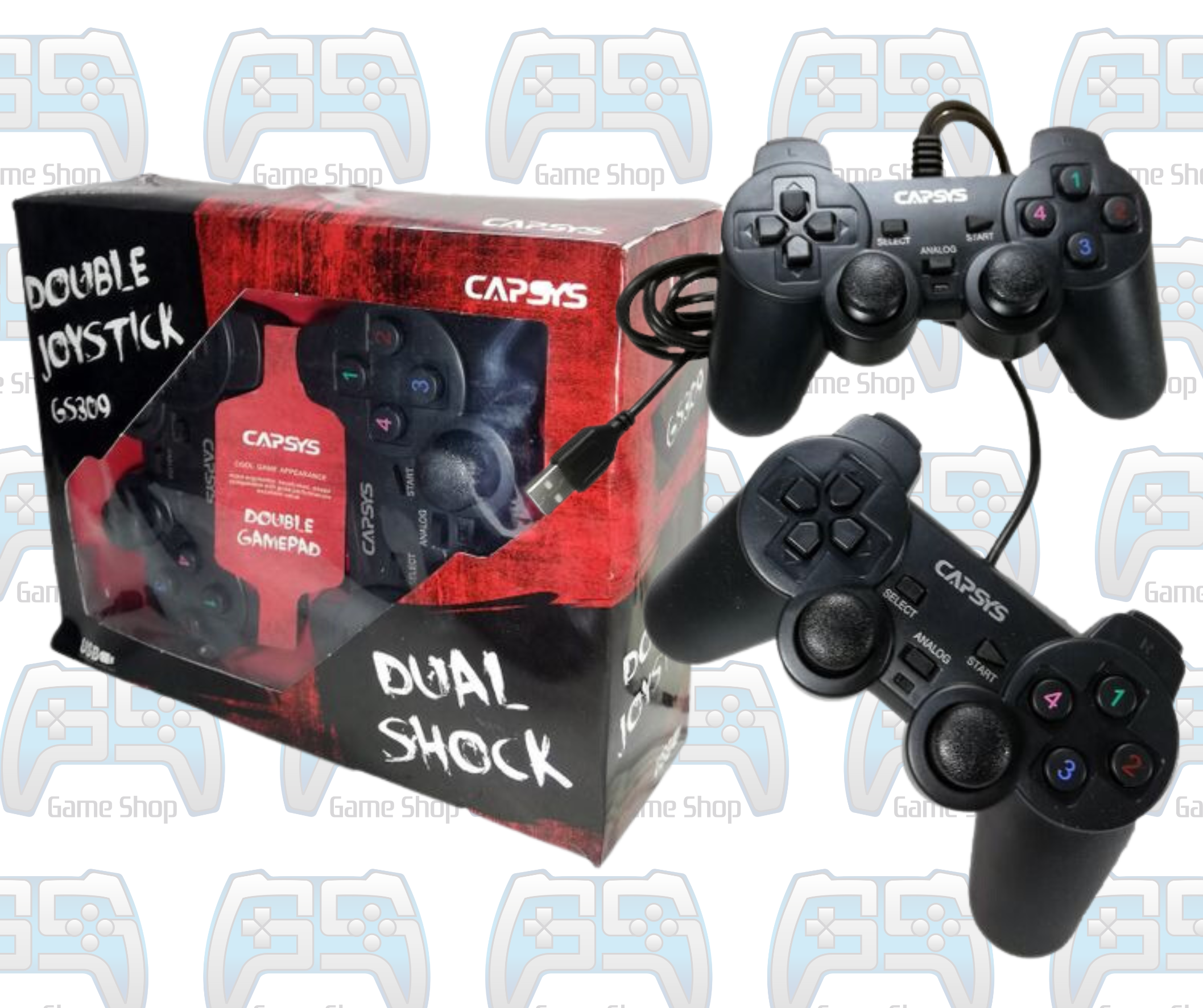 MANETTE DOUBLE JOYSTICK CAPSYS GS 309