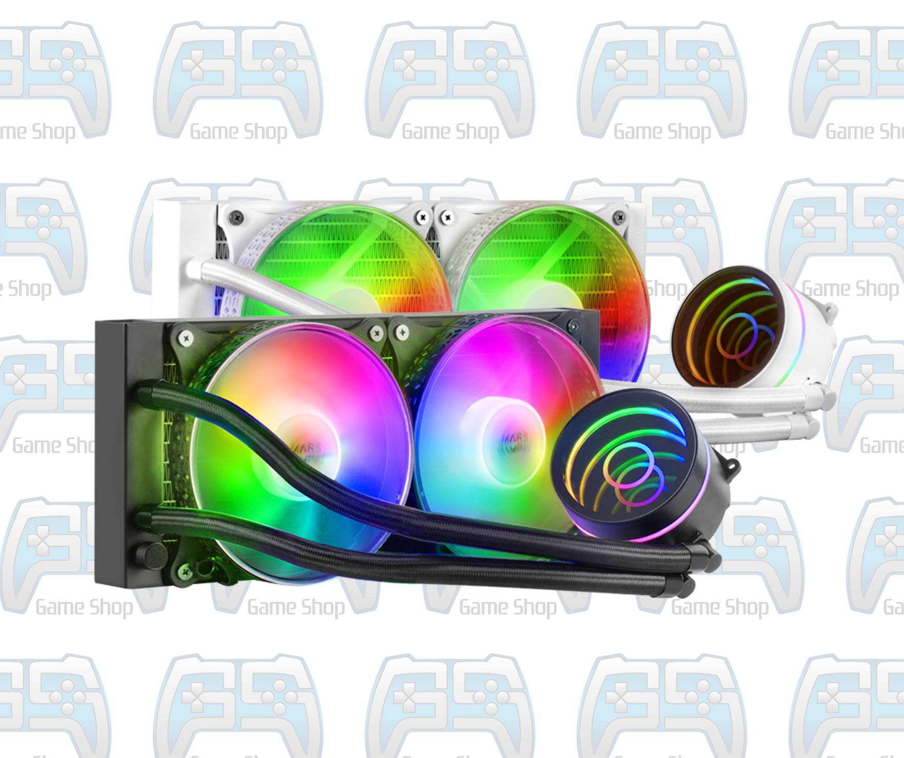 CPU COOLER WATER COOLING MARS GAMING ML-ONE240 HEATSINK RGB | BLANC