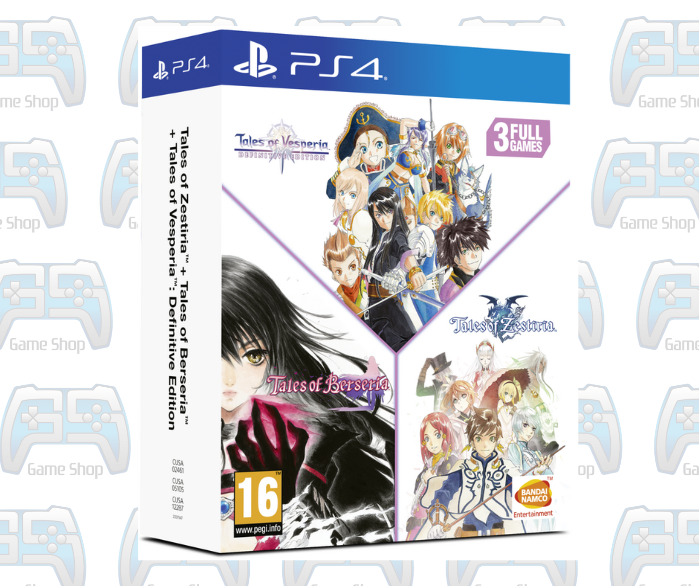 TRILOGY TALES OF SERIES : VESPERIA, ZESTIRIA, BERSERIA | PS4