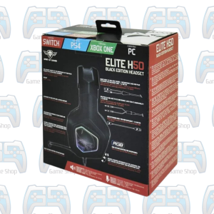 CASQUE GAMER RGB SPIRIT OF GAMER ELITE H50 BLACK EDITION | PC - CONSOLES 2