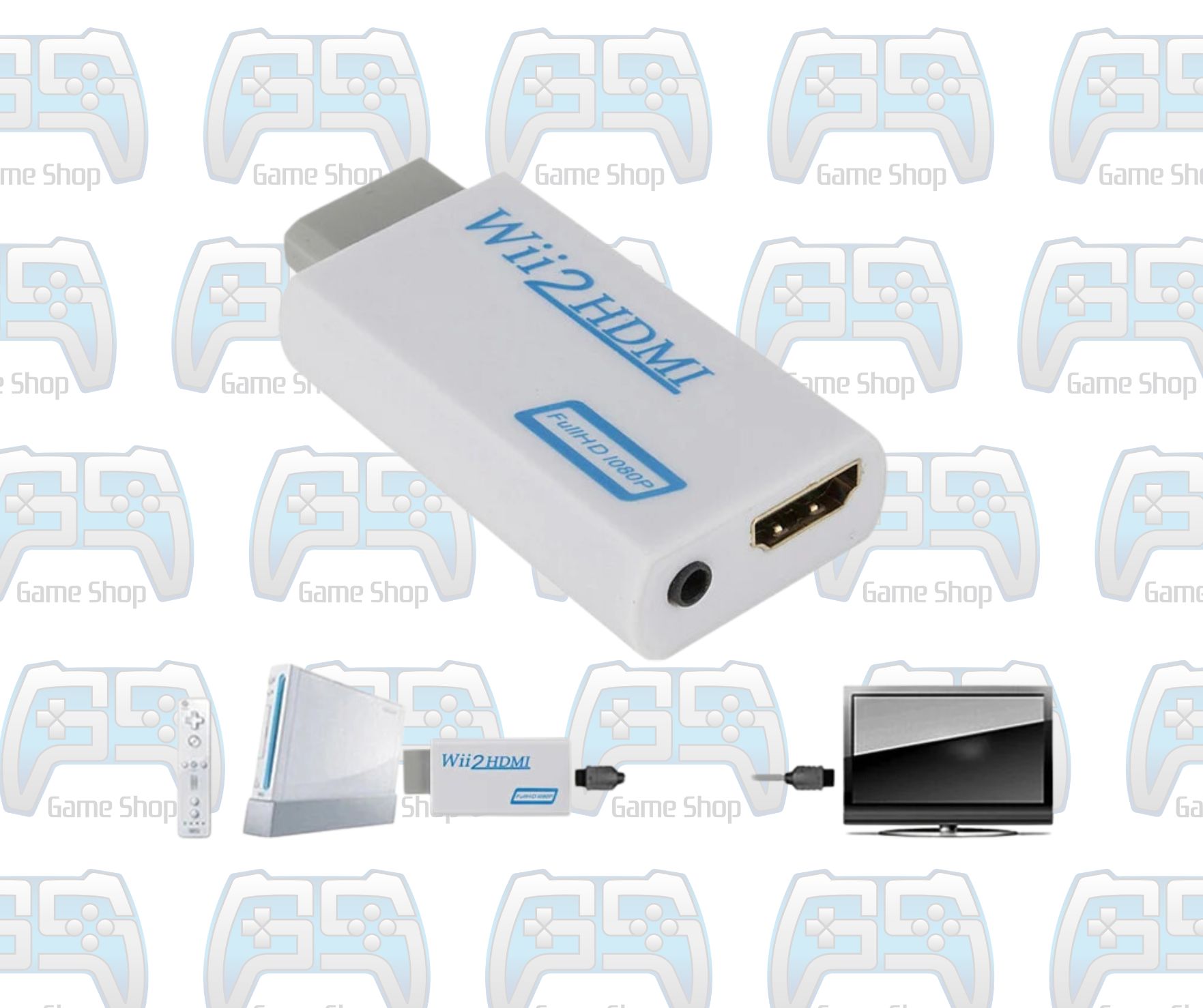 ADAPTATEUR CONVERTISSEUR WII TO HDMI CONVERTER WII2HDMI CONVERTER