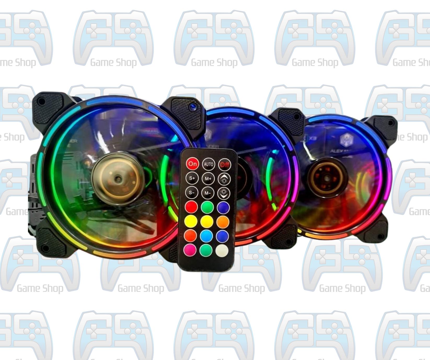 VENTILATEUR CHASSIS CASE FAN KIT 3 FAN ARGB ALEXANDER WEISE 120MM ARGB COOLING FAN