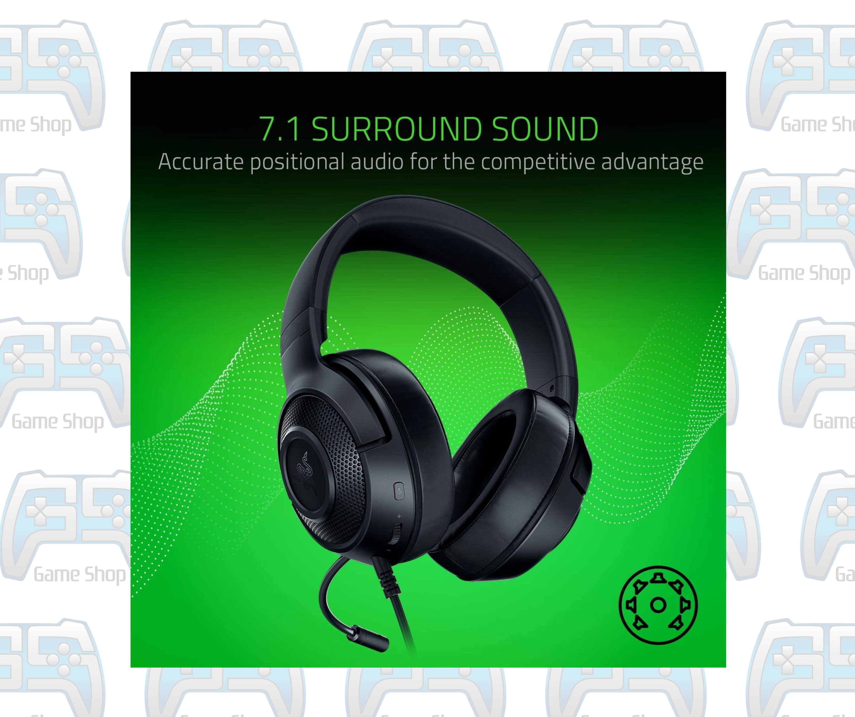 CASQUE GAMER FILAIRE RAZER KRAKEN X OCCASION