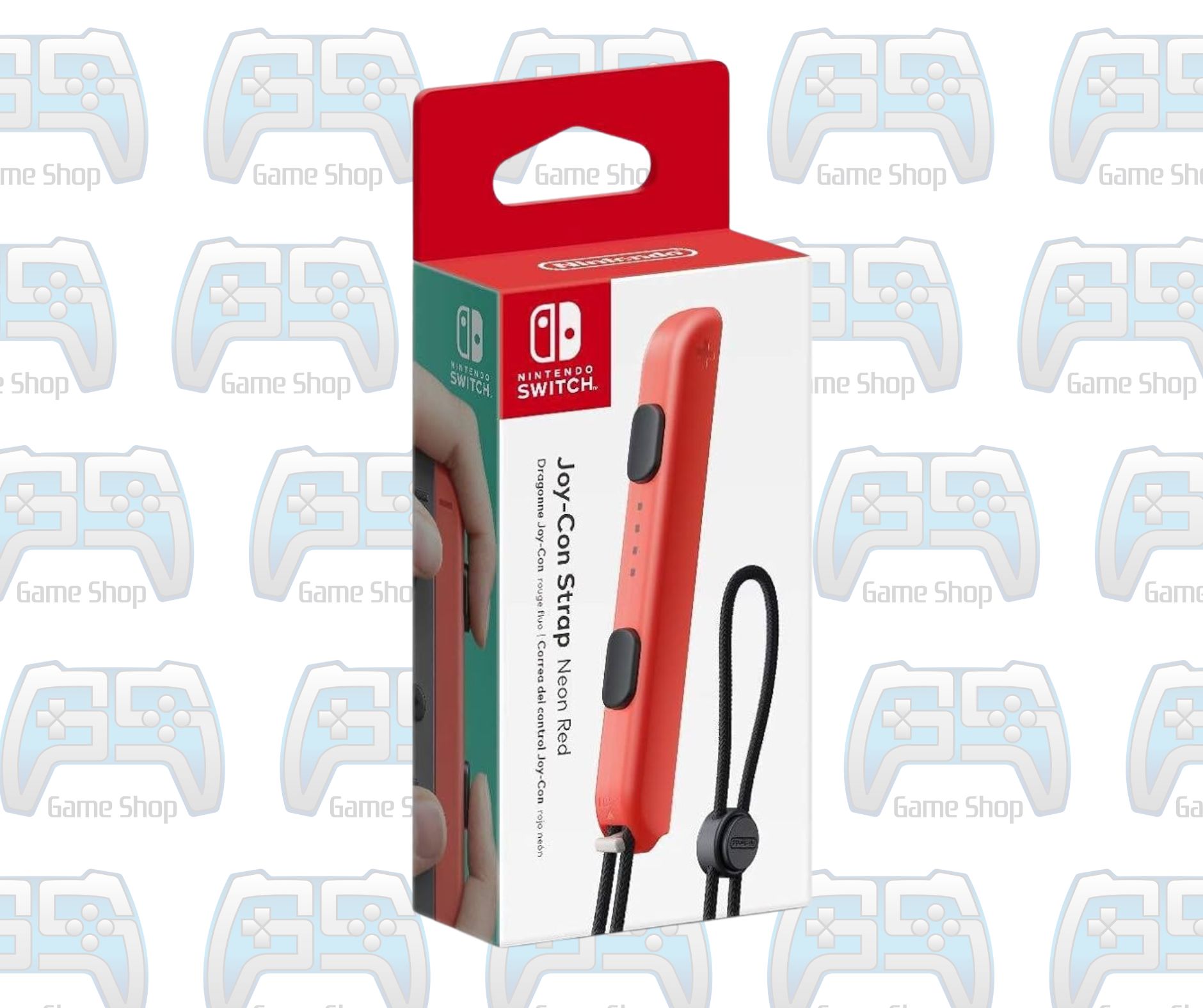 DRAGONNE SWITCH JOYCON STRAP NEON RED JOYCON SWITCH