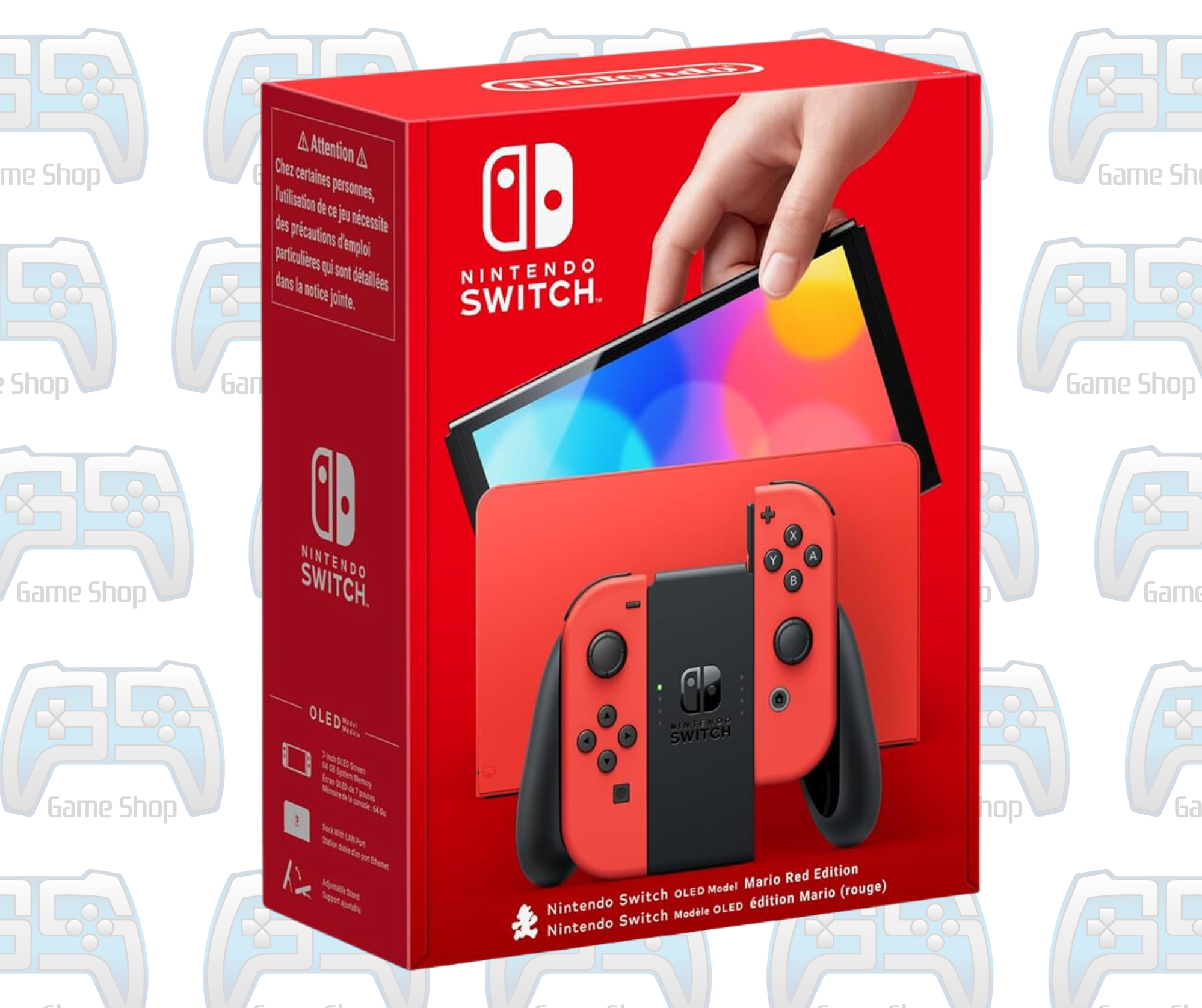 NINTENDO SWITCH OLED ROUGE EDITION MARIO