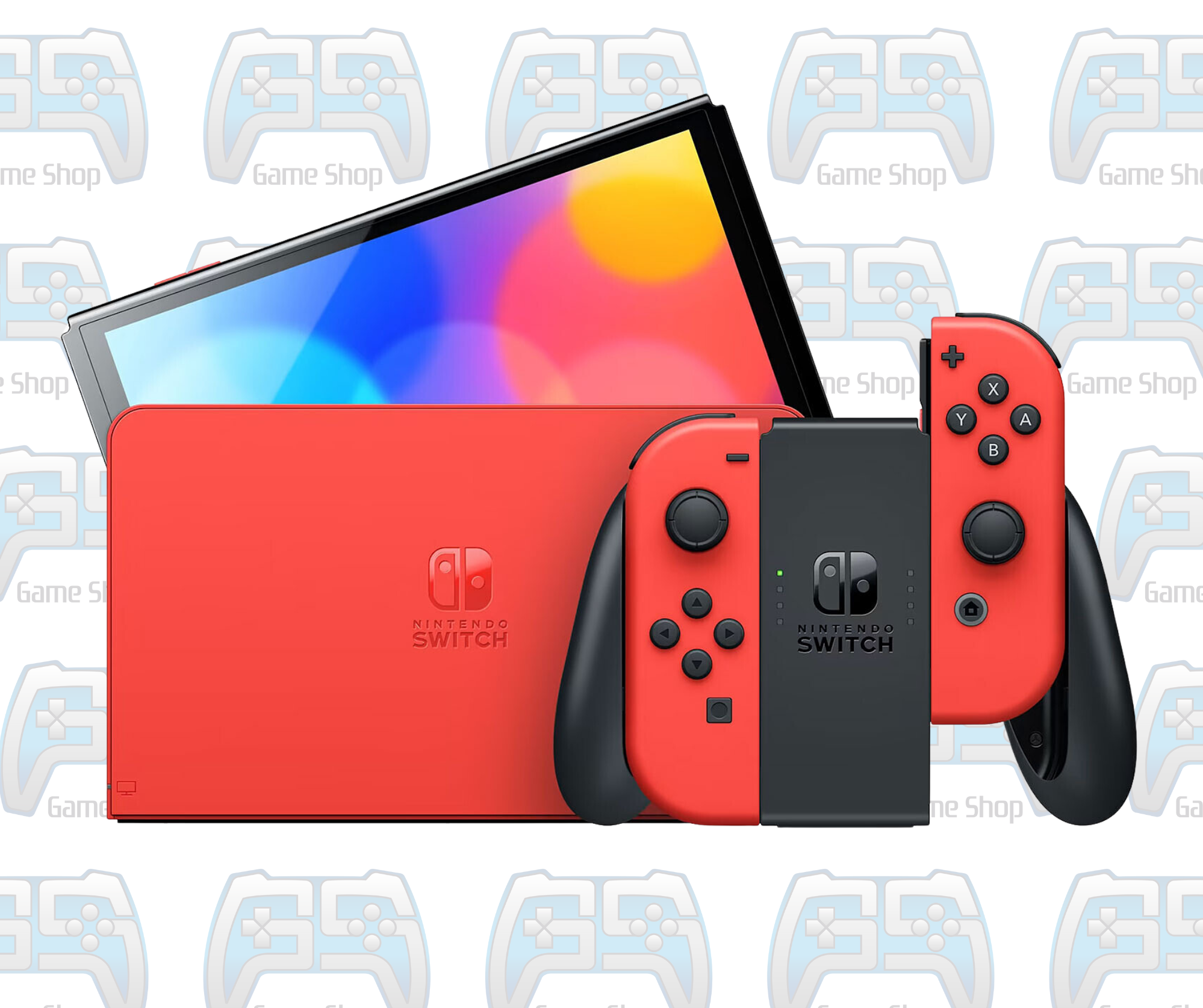 NINTENDO SWITCH OLED ROUGE EDITION MARIO