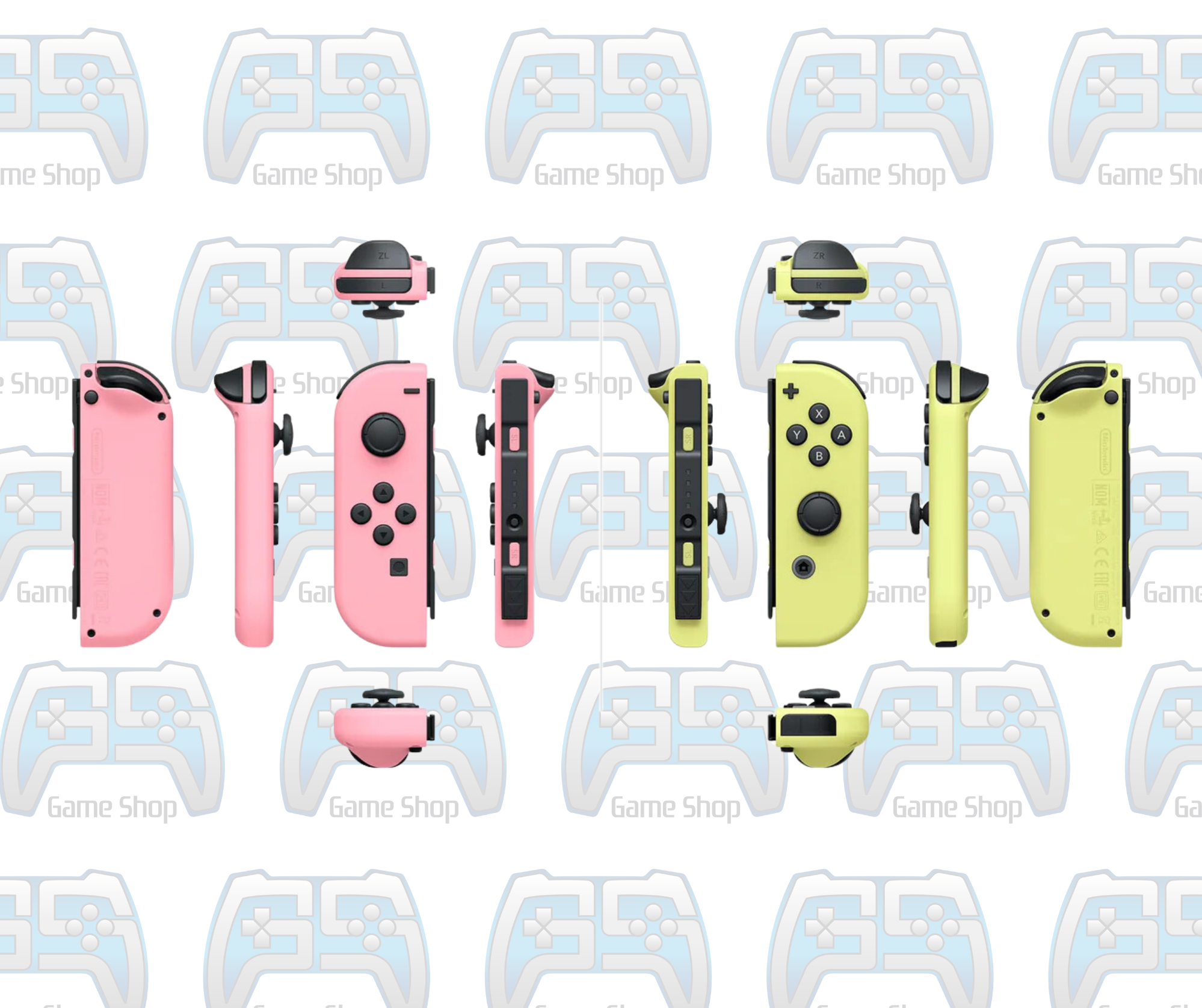 JOYCON SWITCH COULEUR PASTEL PINK/YELLOW | SWITCH