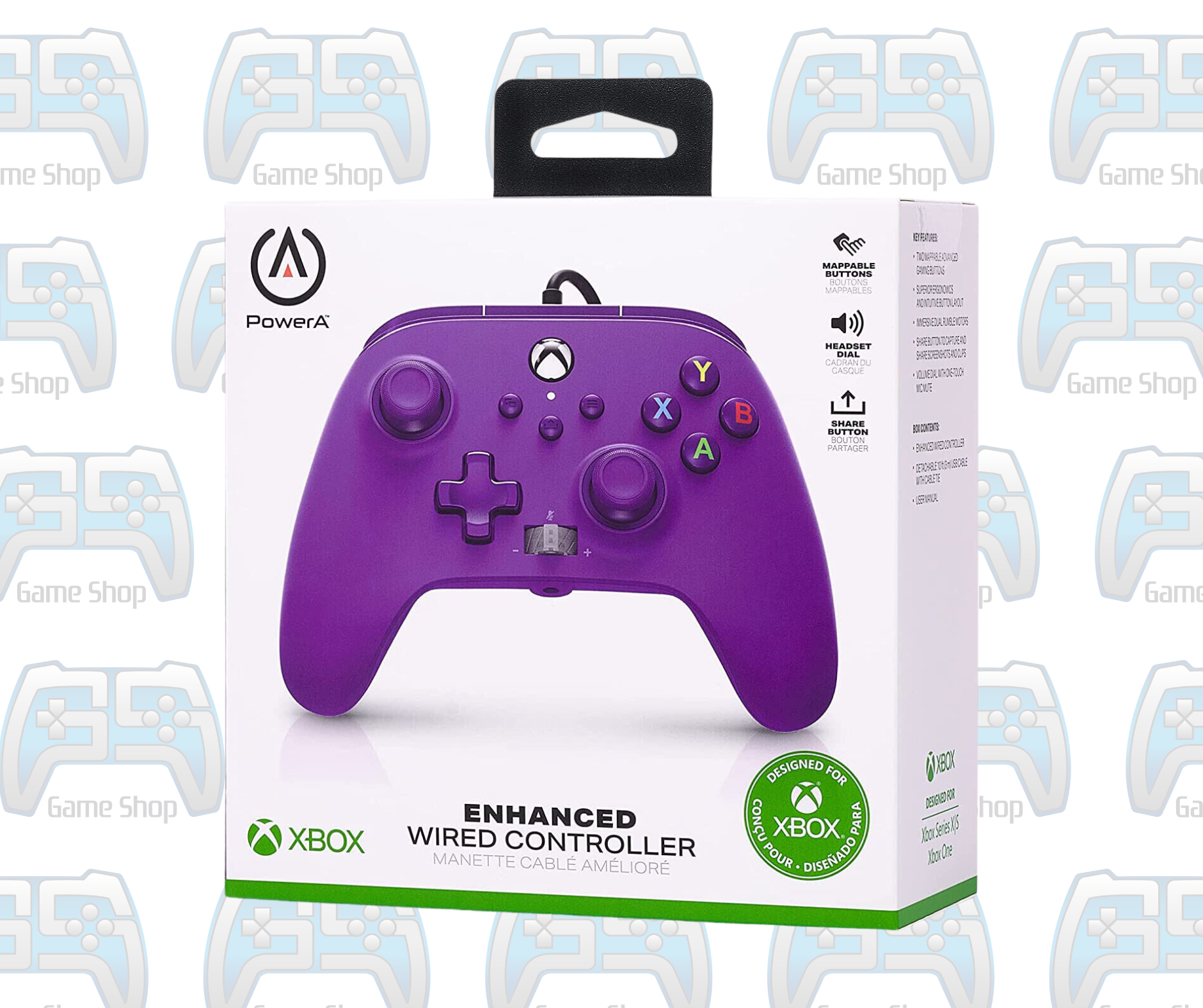 MANETTE POWER A ENHANCED AMELIORÉE COULEUR VIOLET | XBOX ONE - SERIES - PC