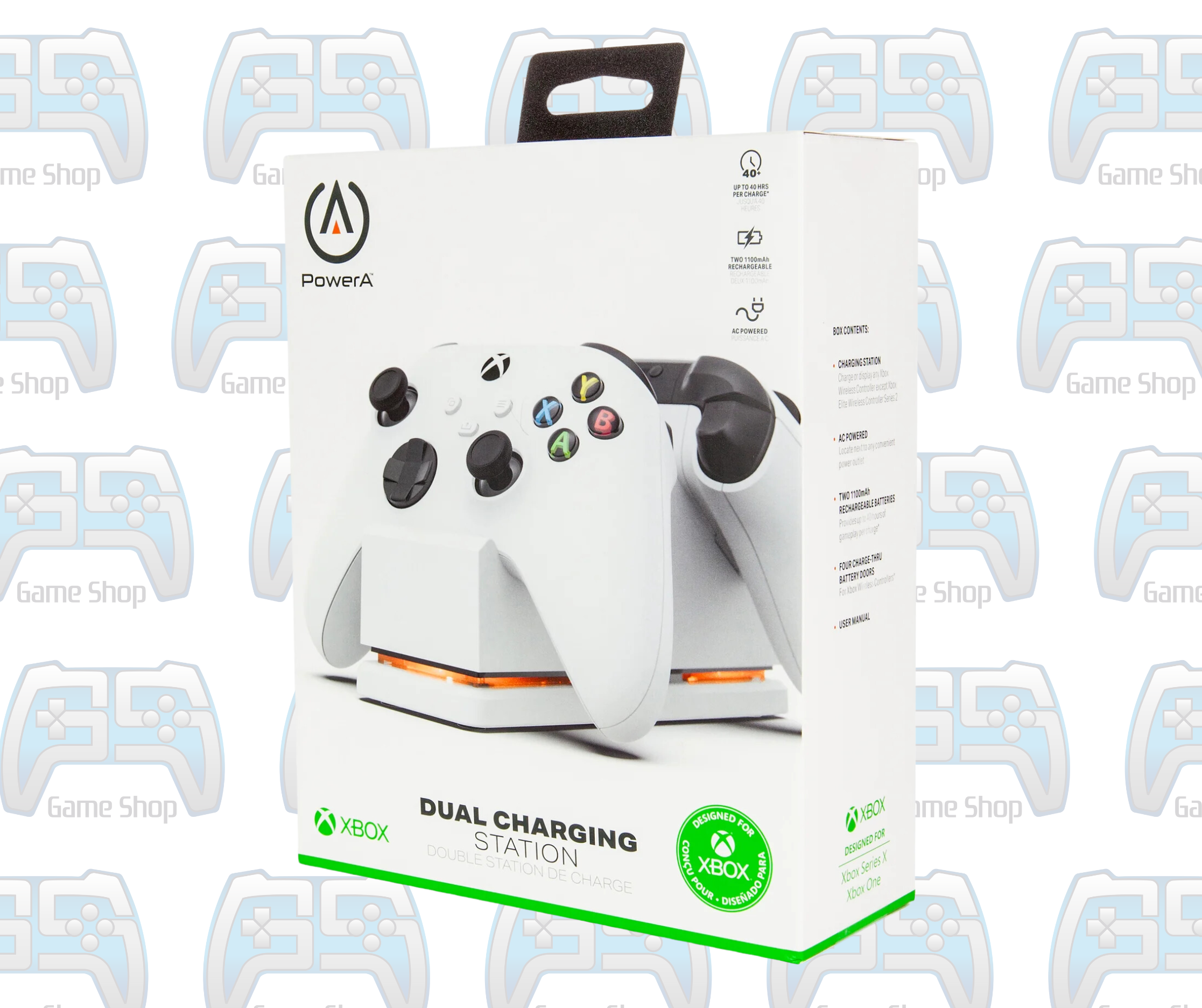 STATION DE CHARGE POWER A DUAL CHARGING STATION FOR XBOX SERIES X|S BLANCHE