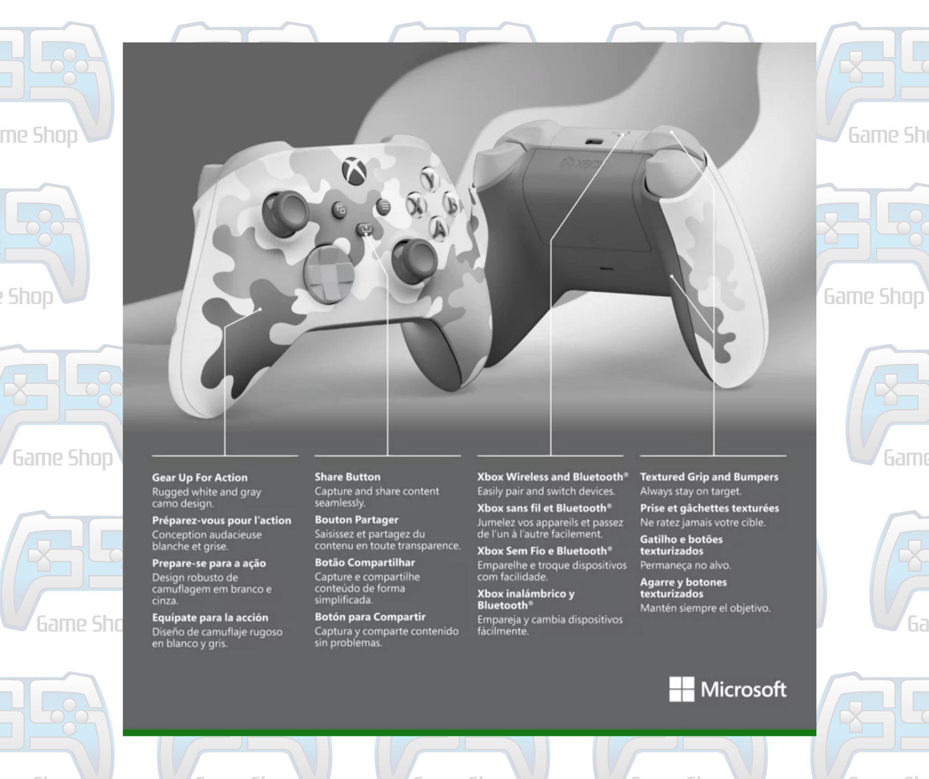 MANETTE XBOX SERIES EDITION : ARCTIC CAMO  | PC - XBOX ONE - SERIES
