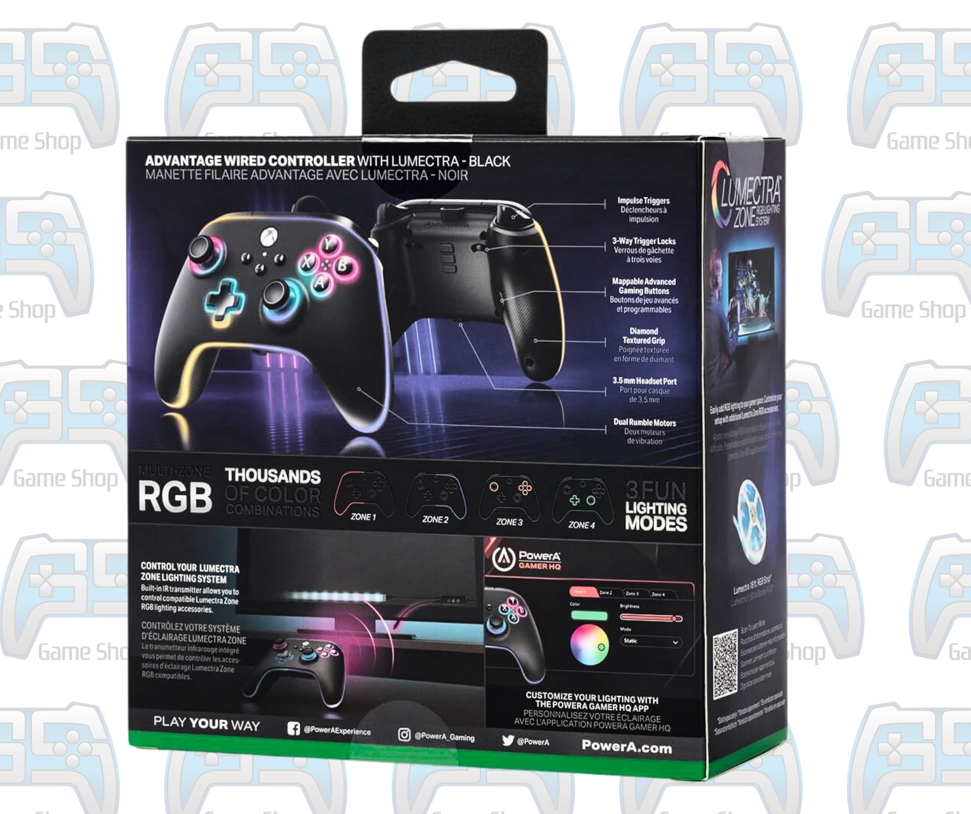 MANETTE POWER A ENHANCED AMELIORÉE LUMECTRA | XBOX ONE - SERIES - PC