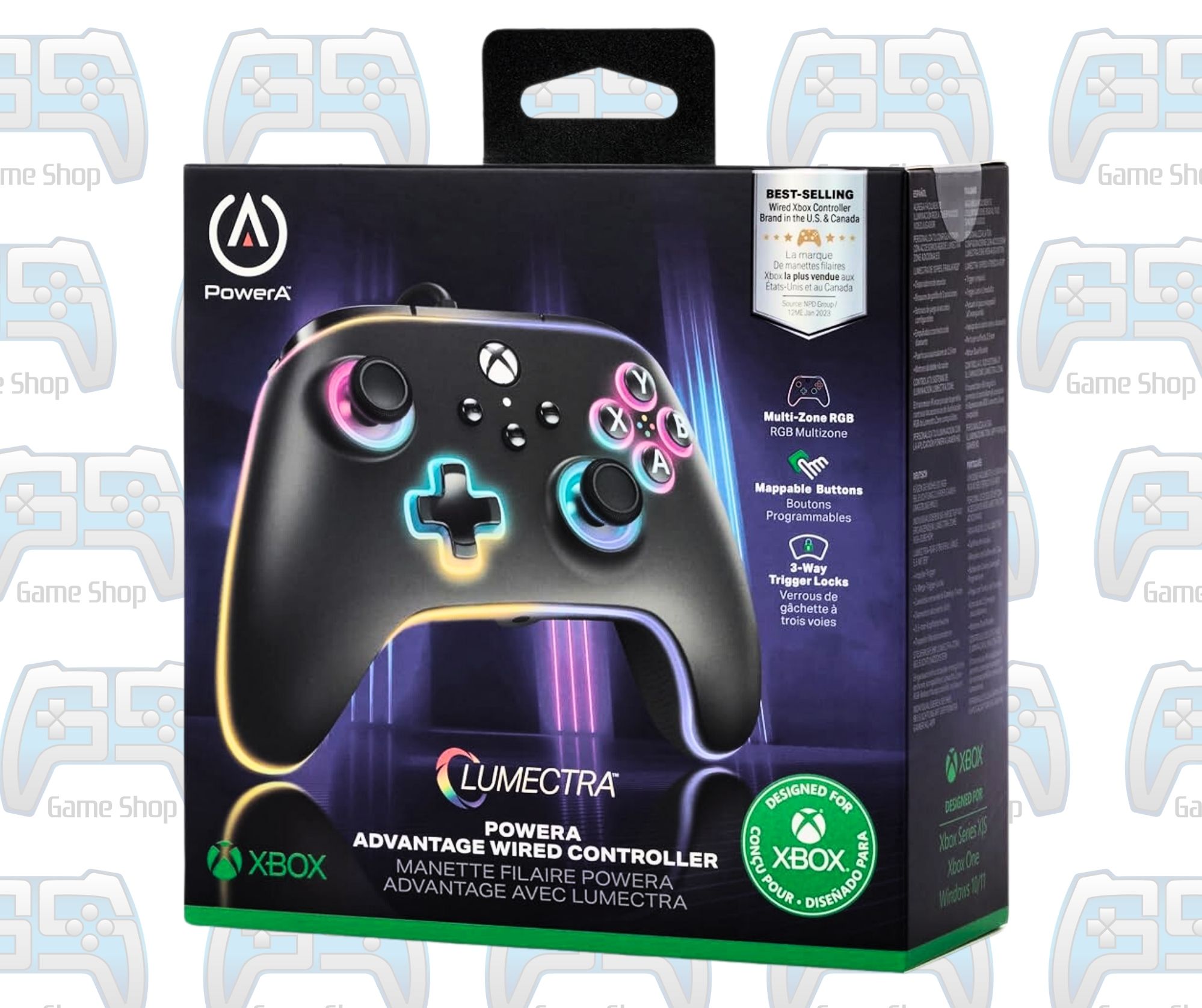 MANETTE POWER A ENHANCED AMELIORÉE LUMECTRA | XBOX ONE - SERIES - PC