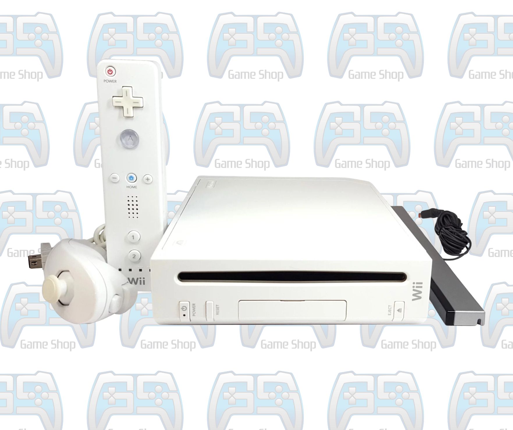 CONSOLE NINTENDO WII BLANCHE FLASHÉE AVEC JEUX | OCCASION SANS BOÎTE